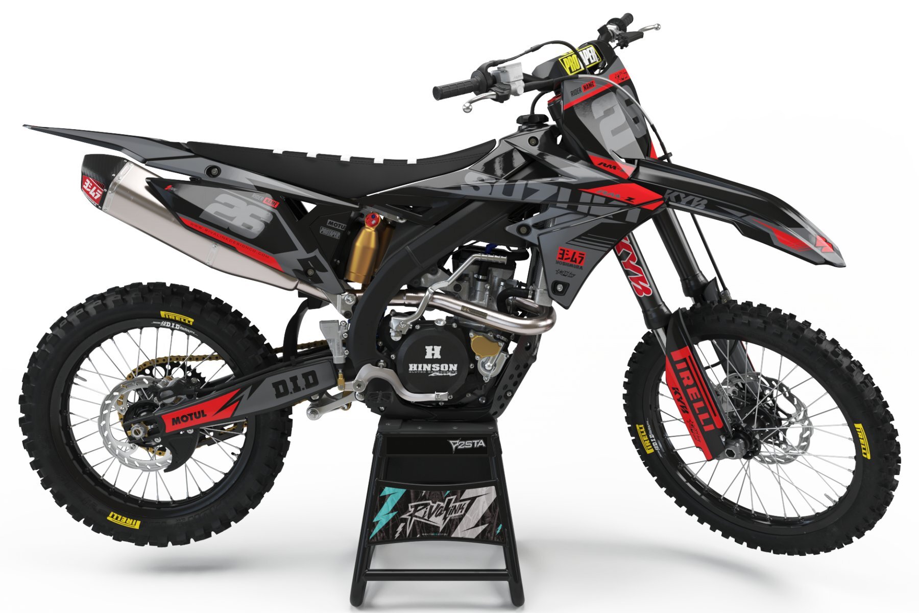 Dekor-Factory-Suzuki-Rush-Grey-Limited-Edition-w Dekor Factory Rush Grey Limited Edition passend für Suzuki – Bild 1