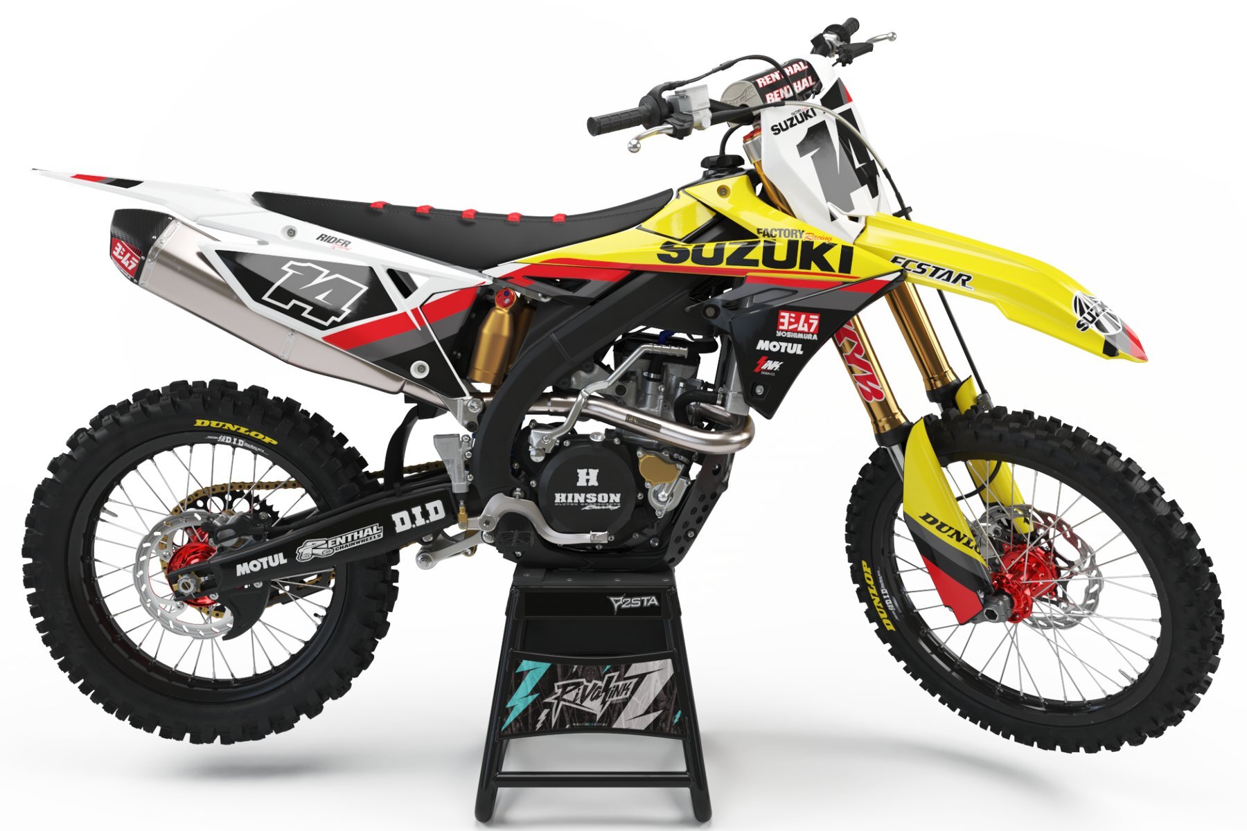 Dekor-Factory-Suzuki-Signature-Yellow-Limited-Edition-w Dekor Factory Signature Yellow Limited Edition passend für Suzuki – Bild 1