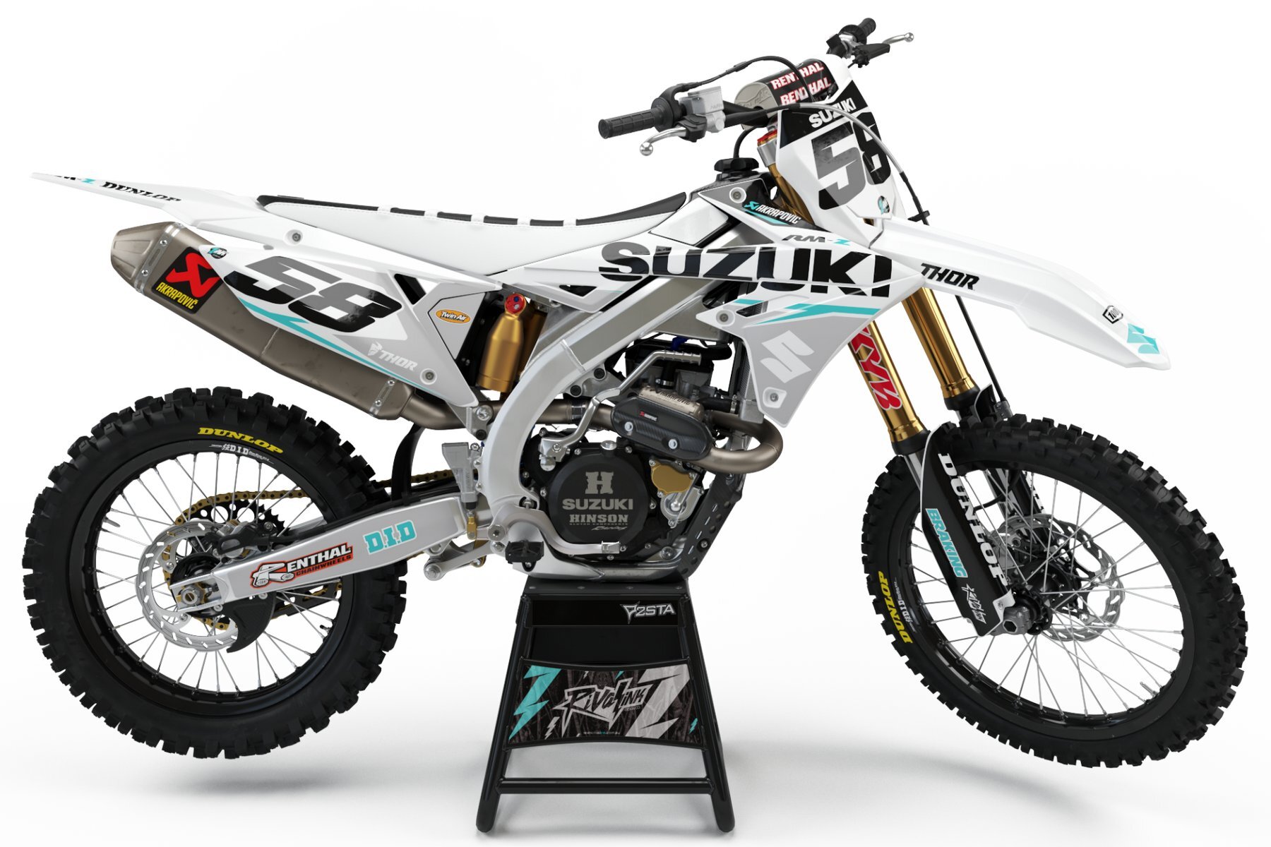 Dekor Factory White Limited Edition passend für Suzuki – Bild 1