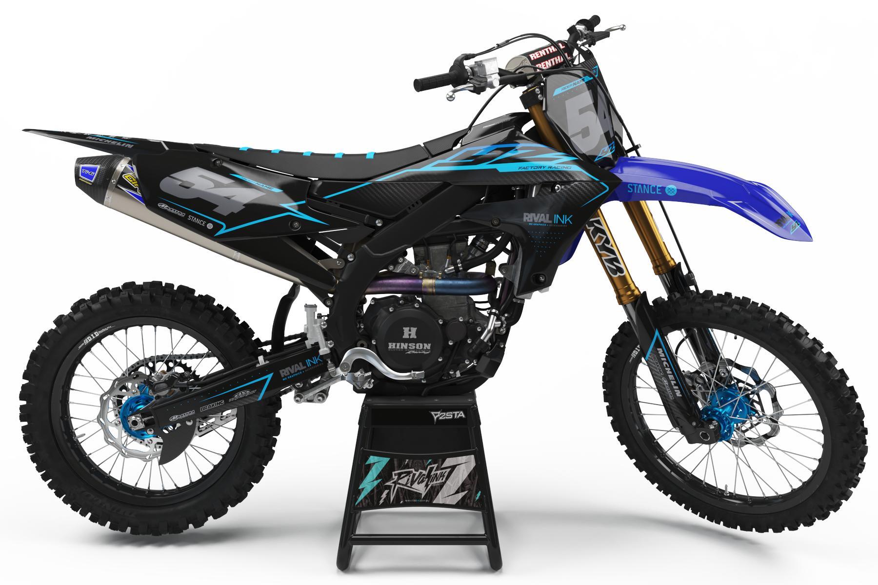 Dekor-Factory-Yamaha-Carbon-Blue-Limited-Edition-w Dekor Factory Carbon Blue Limited Edition passend für Yamaha – Bild 1