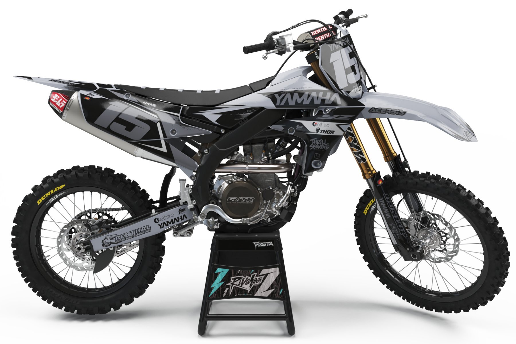 Dekor-Factory-Yamaha-Greyness-Limited-Edition-w Dekor Factory Greyness Limited Edition passend für Yamaha – Bild 1