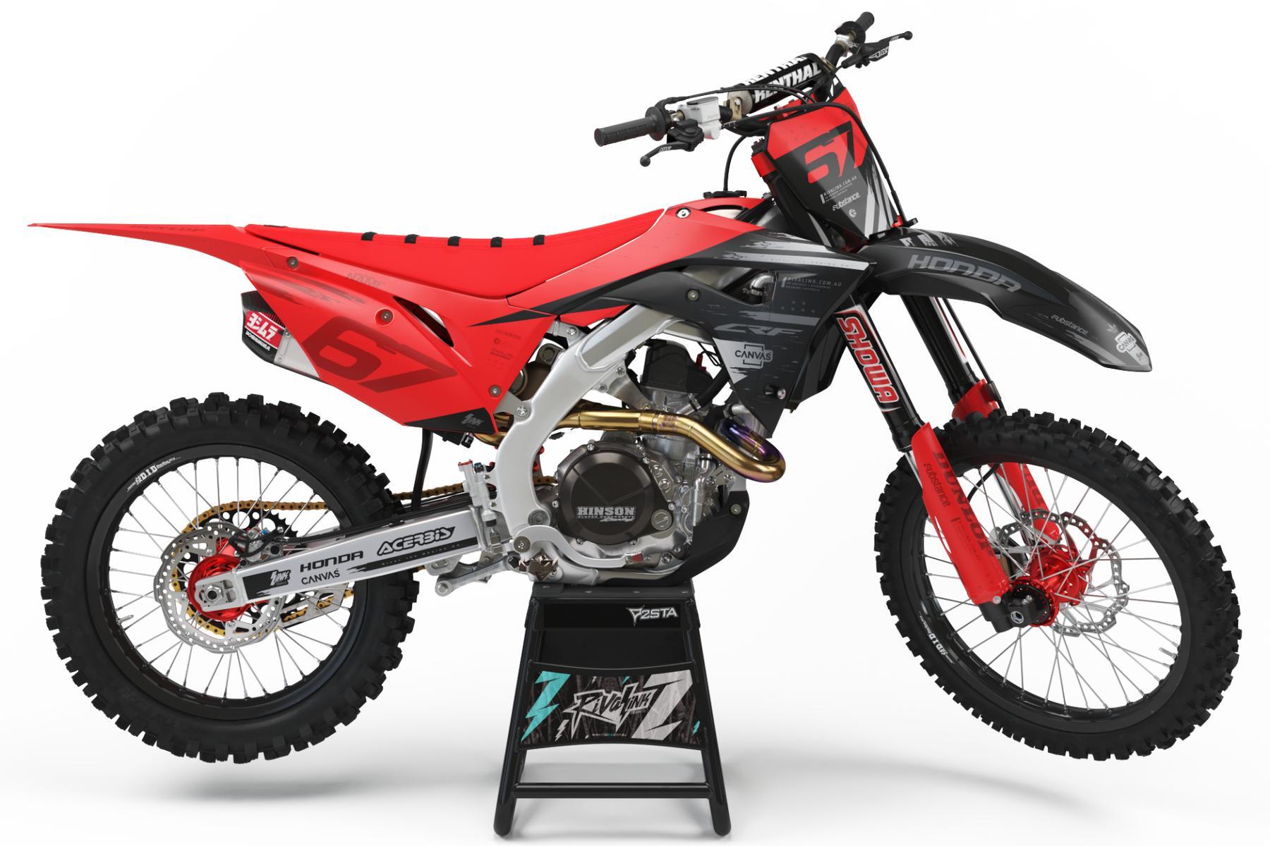 Dekor-Factory-Honda-Boosted-Red-Limited-Edition-w Dekor Factory Boosted Red Limited Edition passend für Honda – Bild 1