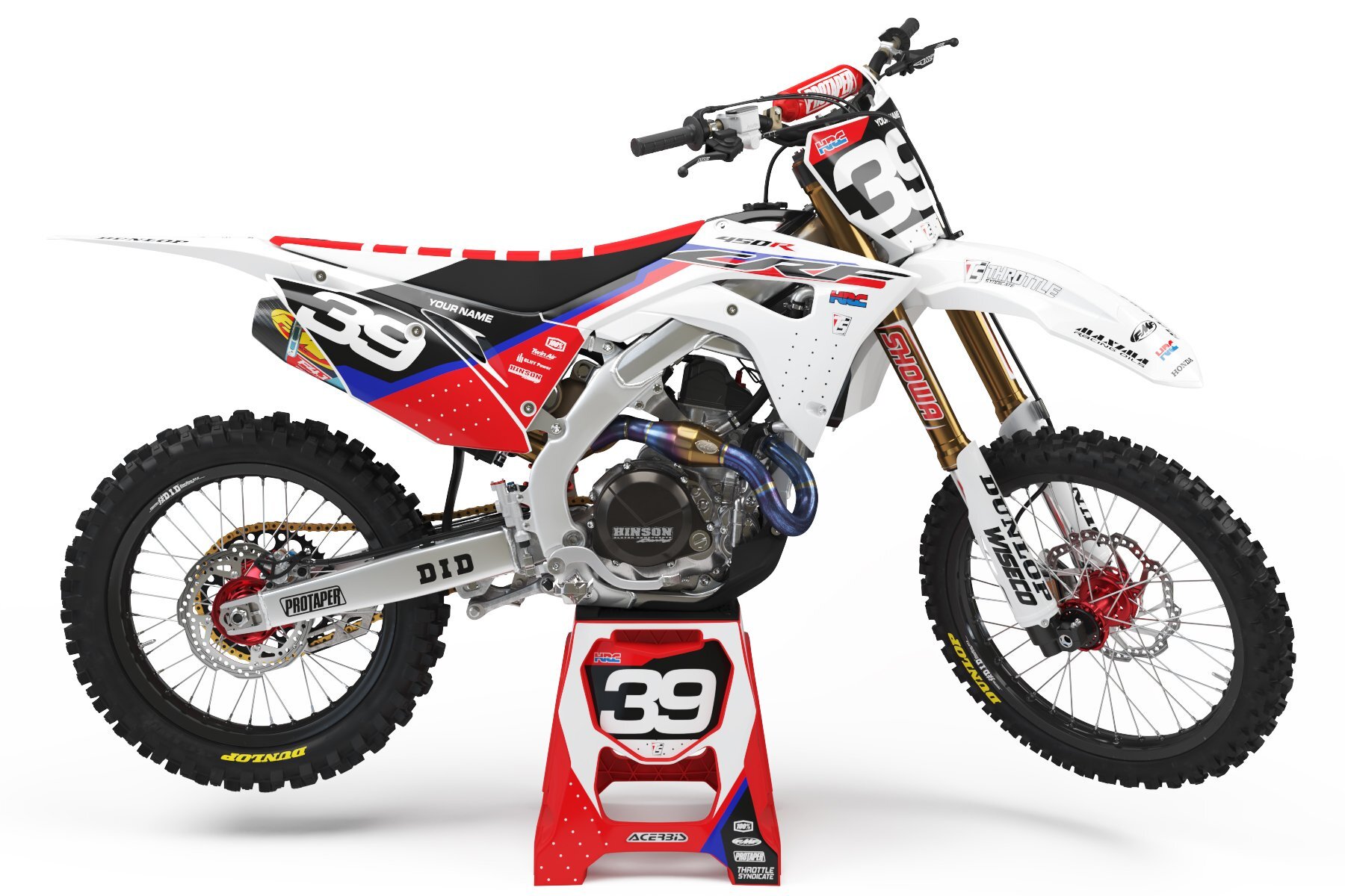 Dekor-Factory-Honda-Stripes-White-Limited-Edition-w Dekor Factory Stripes White Limited Edition passend für Honda – Bild 1