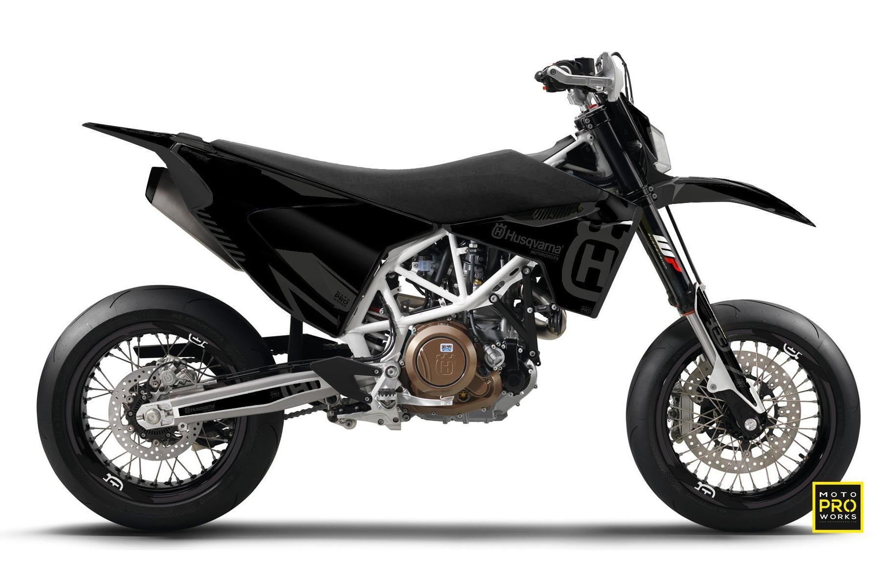 Dekor-Factory-Husqvarna-Supermoto-Lumix-Black-Limited-Edition-w Dekor Factory Lumix Black passend für Husqvarna 701 Supermoto – Bild 1