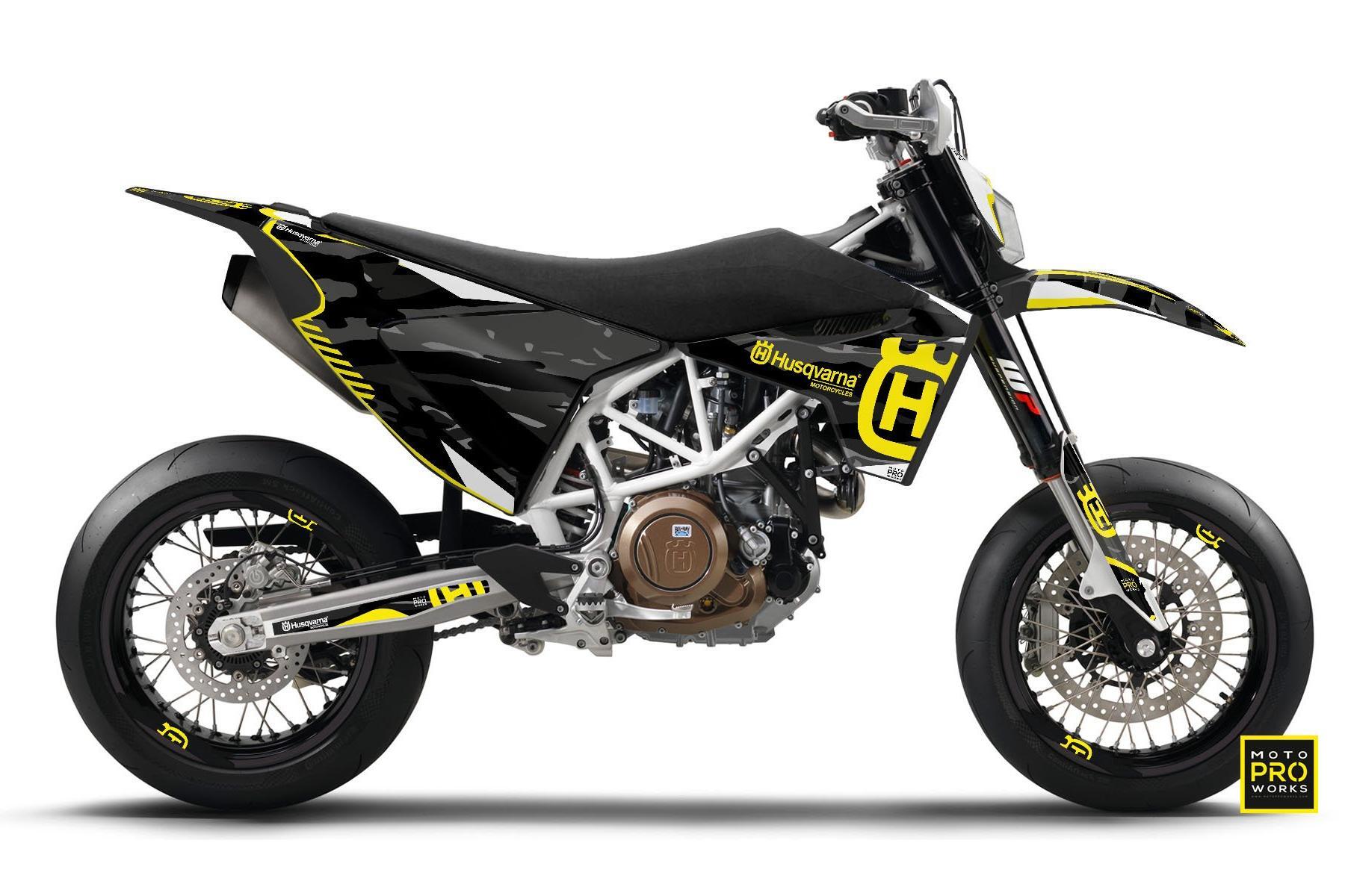 Dekor Factory Lumix Dark Camo passend für Husqvarna 701 Supermoto – Bild 1