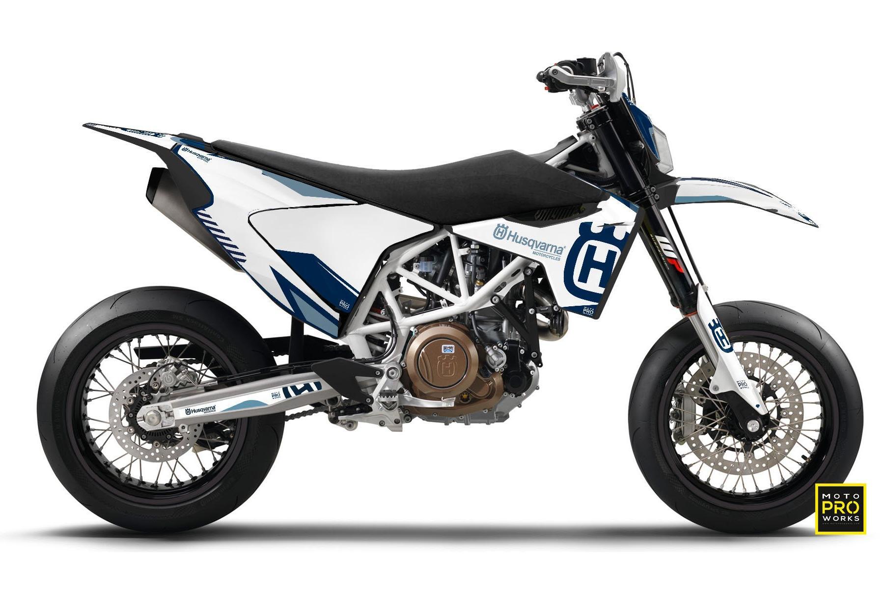 Dekor-Factory-Husqvarna-Supermoto-Lumix-White-Limited-Edition-w Dekor Factory Lumix White passend für Husqvarna 701 Supermoto – Bild 1