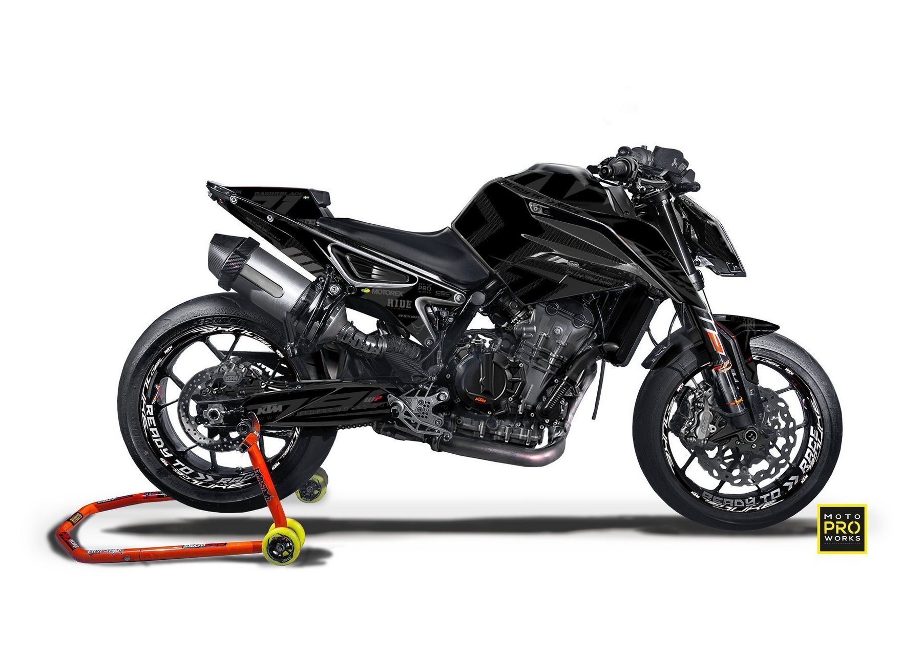 Dekor-Factory-KTM-Duke-790-Pretty-Black-Limited-Edition-w Dekor Factory Pretty Black passend für KTM Duke 790 – Bild 1