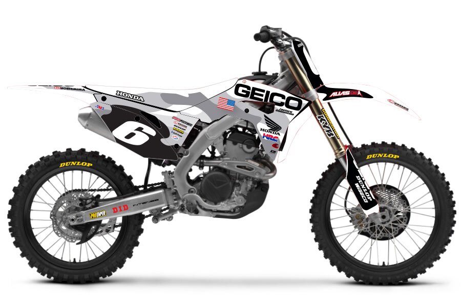 Dekor-Geico-Honda-2020-Camo-Edition-w Dekor Geico 2020 Camo Edition passend für Honda – Bild 1