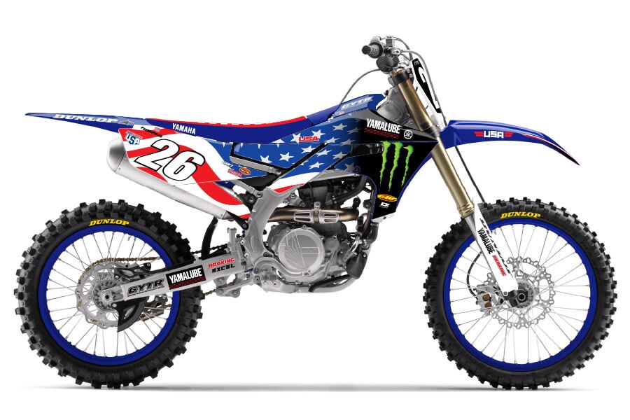 Dekor Monster Energy | Star Racing 2018 USA Edition passend für Yamaha – Bild 1