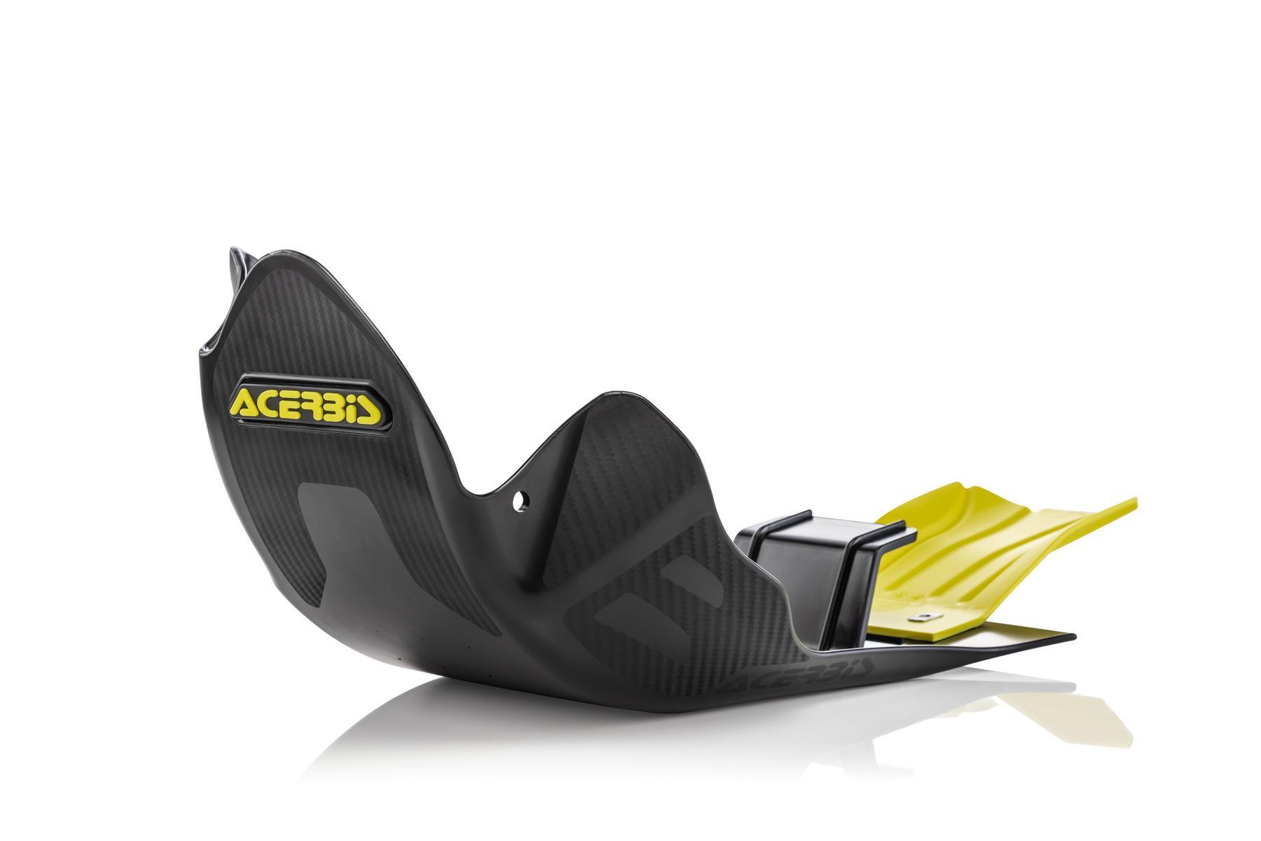 Acerbis Motorschutzplatte passend für Suzuki Schwarz - Gelb – Bild 1