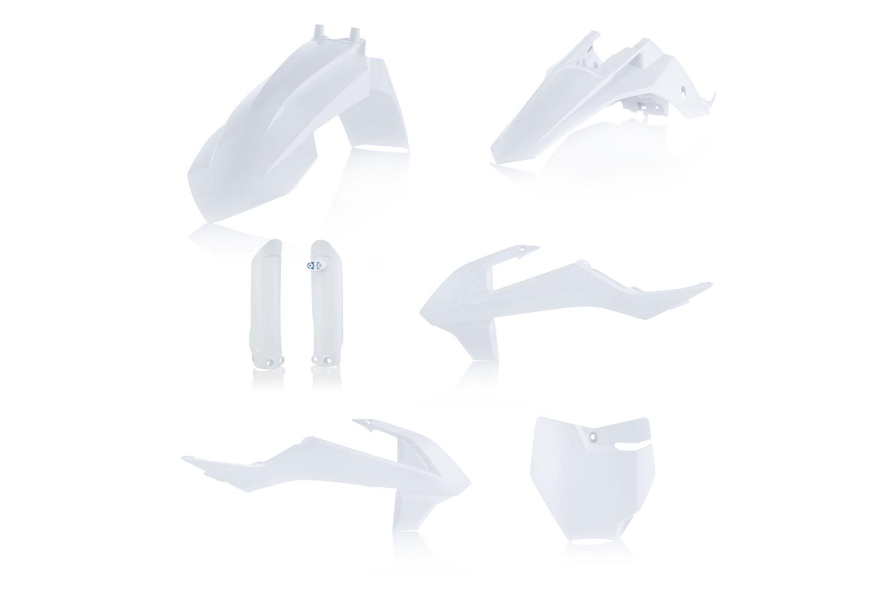 Acerbis Plastik Full Kit KTM SX65 19 – 21 Keramik Weiß Acerbis Plastik Full Kit passend für KTM SX65 2019 – 2023 Weiß – Bild 1