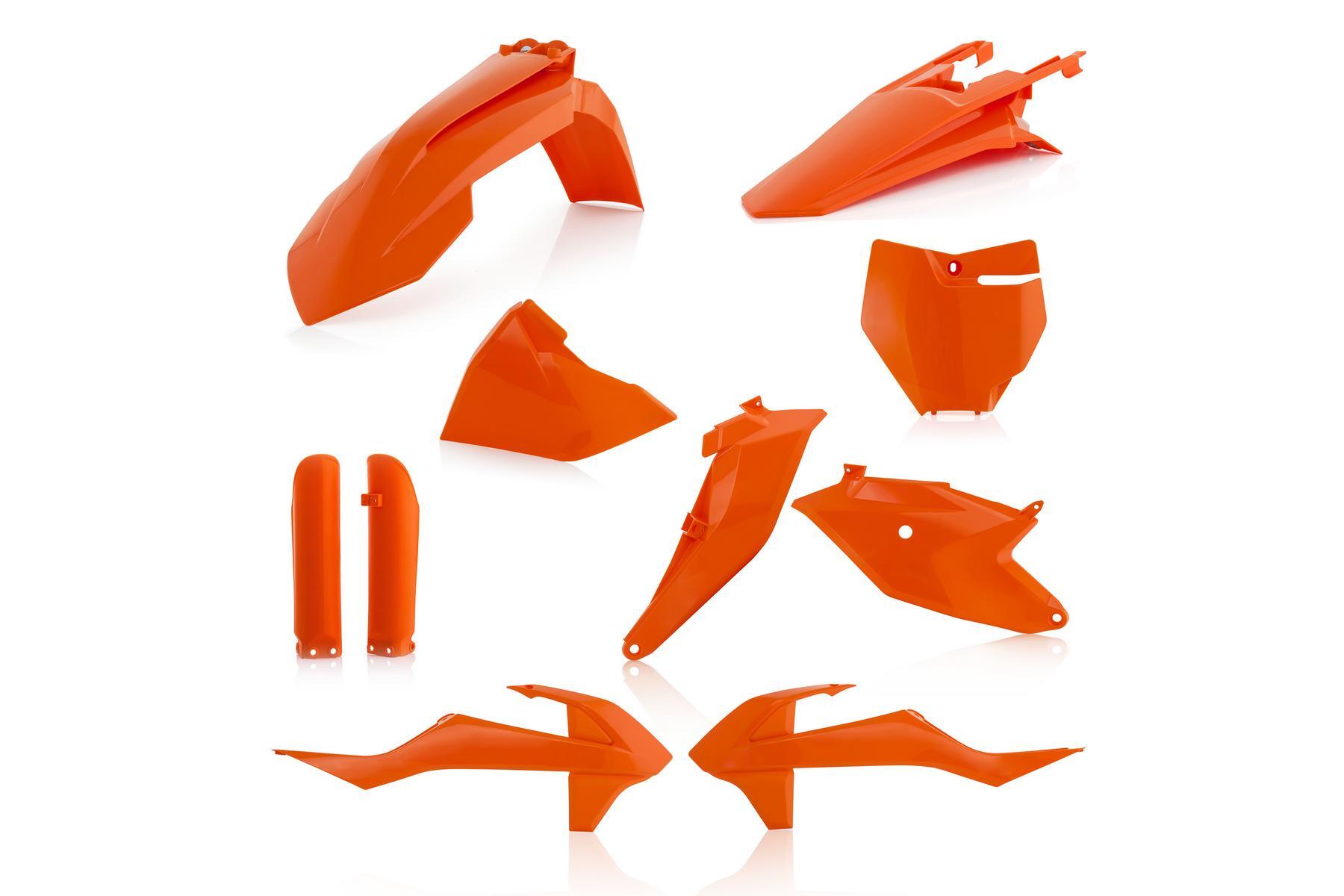 Acerbis Plastik Full Kit KTM SX85 18 – 21 Orange Acerbis Plastik Full Kit passend für KTM SX85 2018 – 2024 Orange – Bild 1