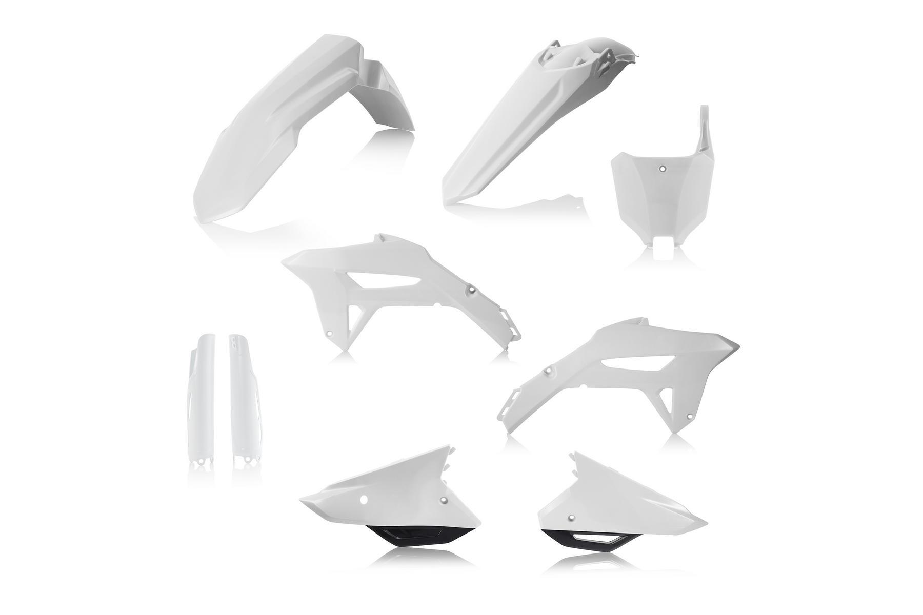 Acerbis Plastik Full Kit Honda CRF450 2021 Weiß Acerbis Plastik Full Kit passend für Honda CRF450 2021 – 2024 und CRF250 2022 – 2024 Weiß – Bild 1