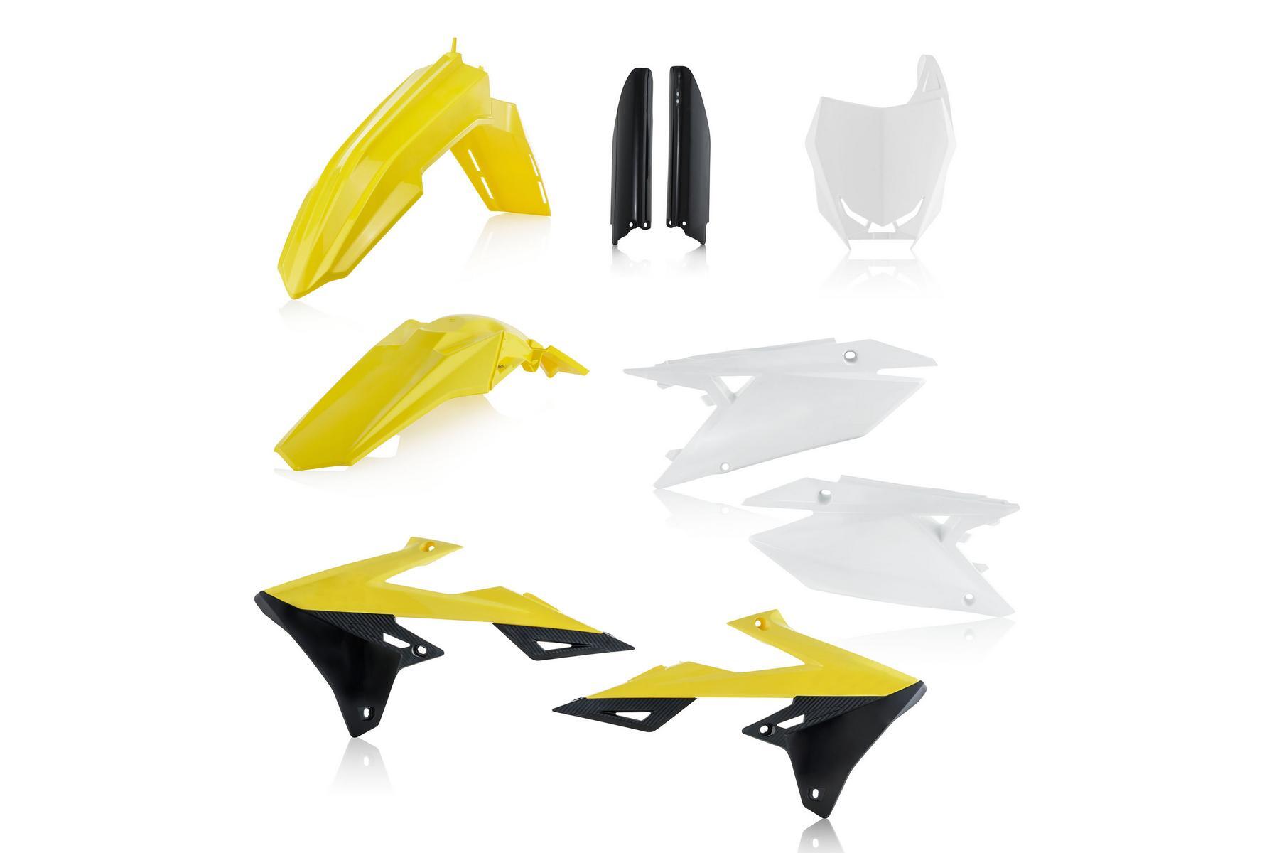 Acerbis Plastik Full Kit passend für Suzuki RMZ450 2018 – 2026 und RMZ250 2019 – 2026 Originalfarbe – Bild 1