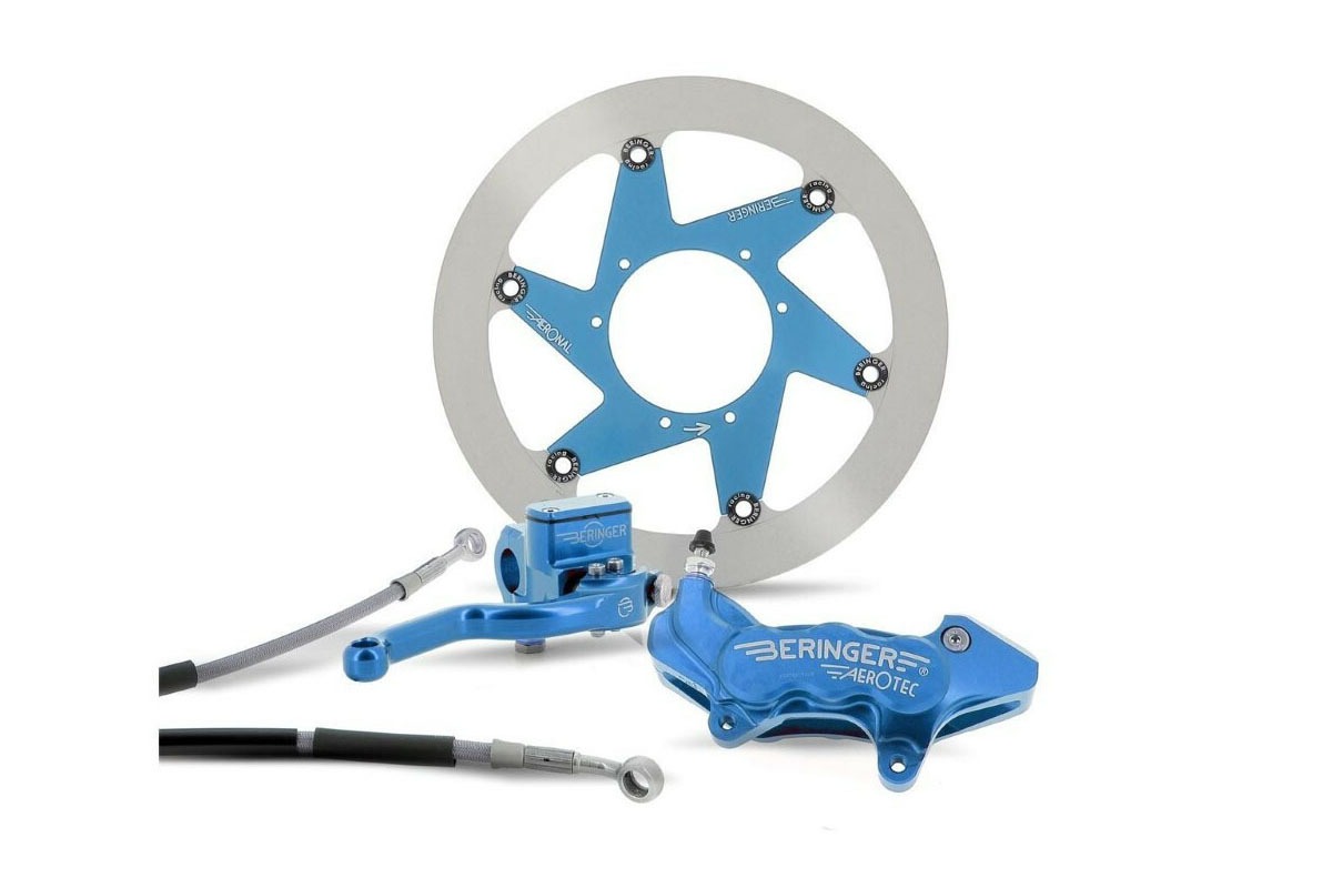 Beringer blau Beringer Supermoto Racing Kit 4-Kolben passend für Honda in Blau – Bild 1