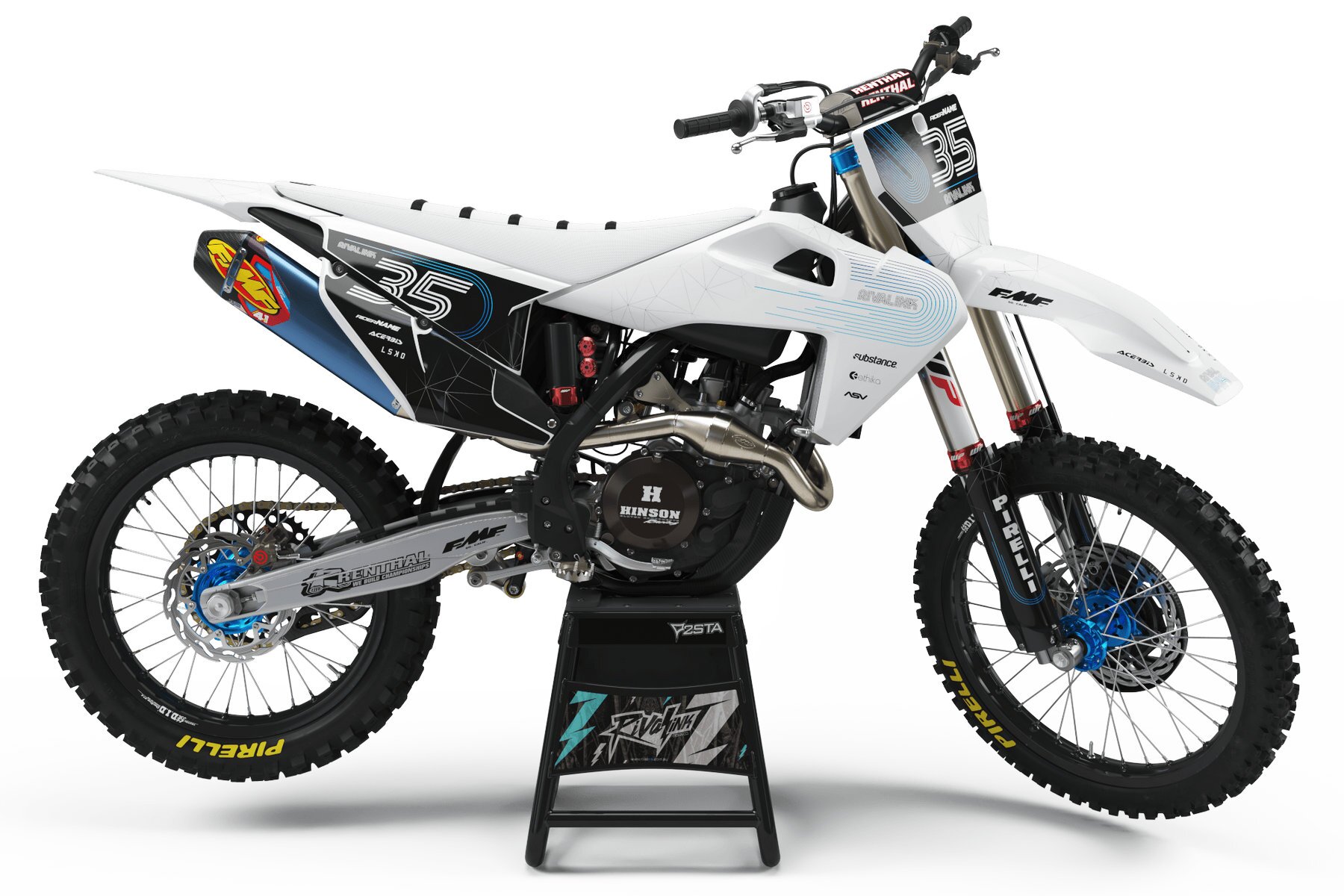 Dekor Factory Arcada White Limited Edition passend für Husqvarna – Bild 1