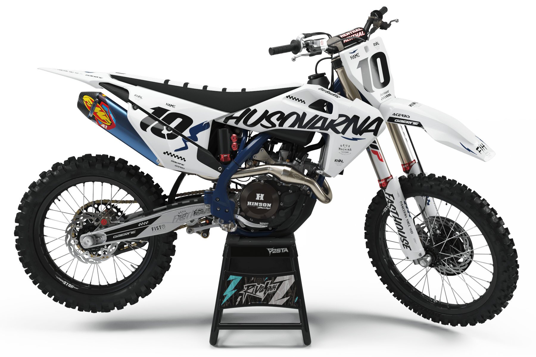 Dekor Factory Husqvarna Cata White Limited Edition w Dekor Factory Cata White Limited Edition passend für Husqvarna – Bild 1