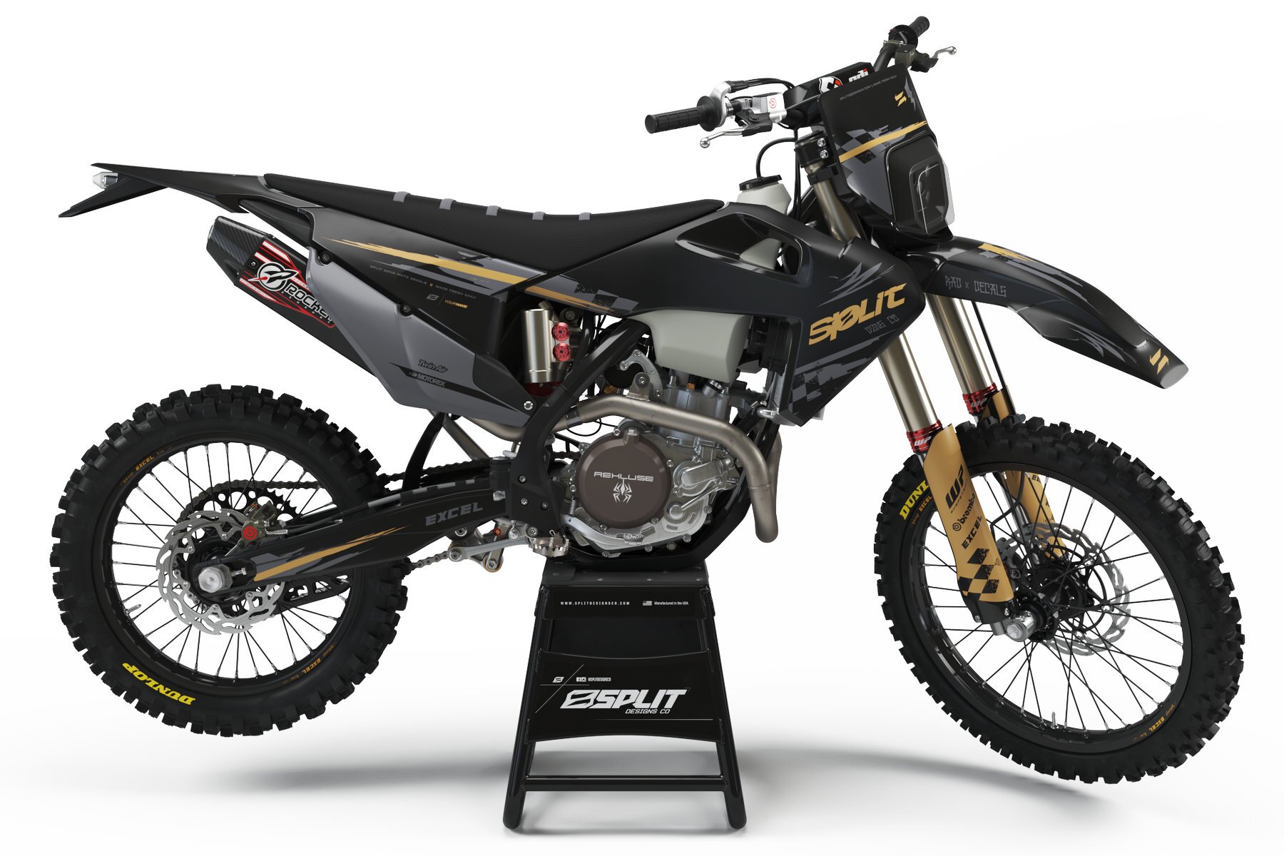 Dekor Factory Husqvarna Chaos Black Limited Edition w Dekor Factory Chaos Black Limited Edition passend für Husqvarna – Bild 1