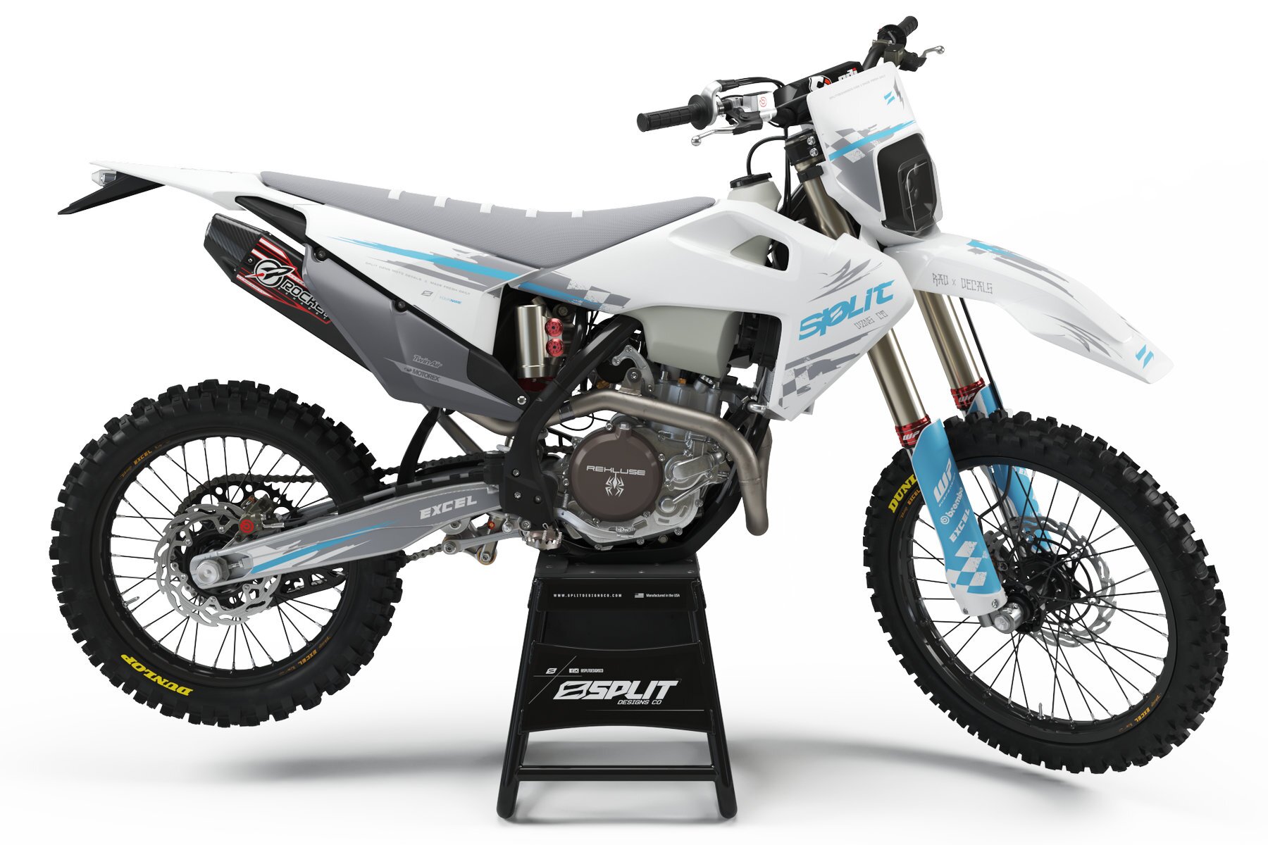 Dekor Factory Husqvarna Chaos White Limited Edition w Dekor Factory Chaos White Limited Edition passend für Husqvarna – Bild 1
