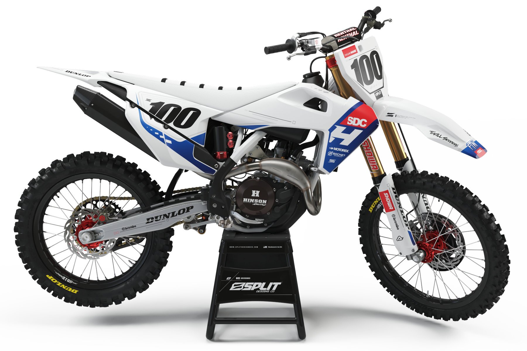 Dekor Factory Husqvarna Cypher White Limited Edition w Dekor Factory Cypher White Limited Edition passend für Husqvarna – Bild 1
