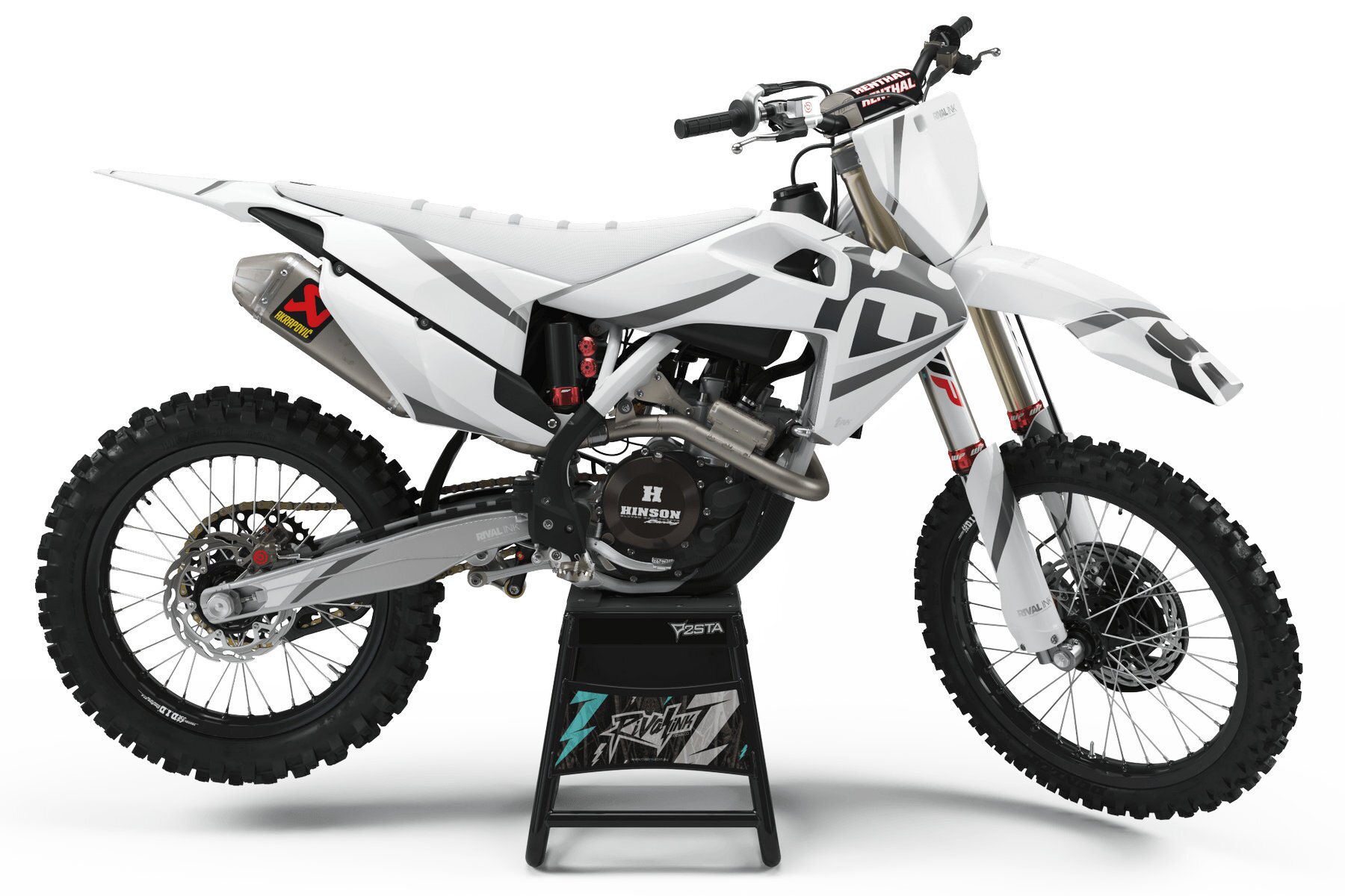Dekor Factory Glitches White Limited Edition passend für Husqvarna – Bild 1