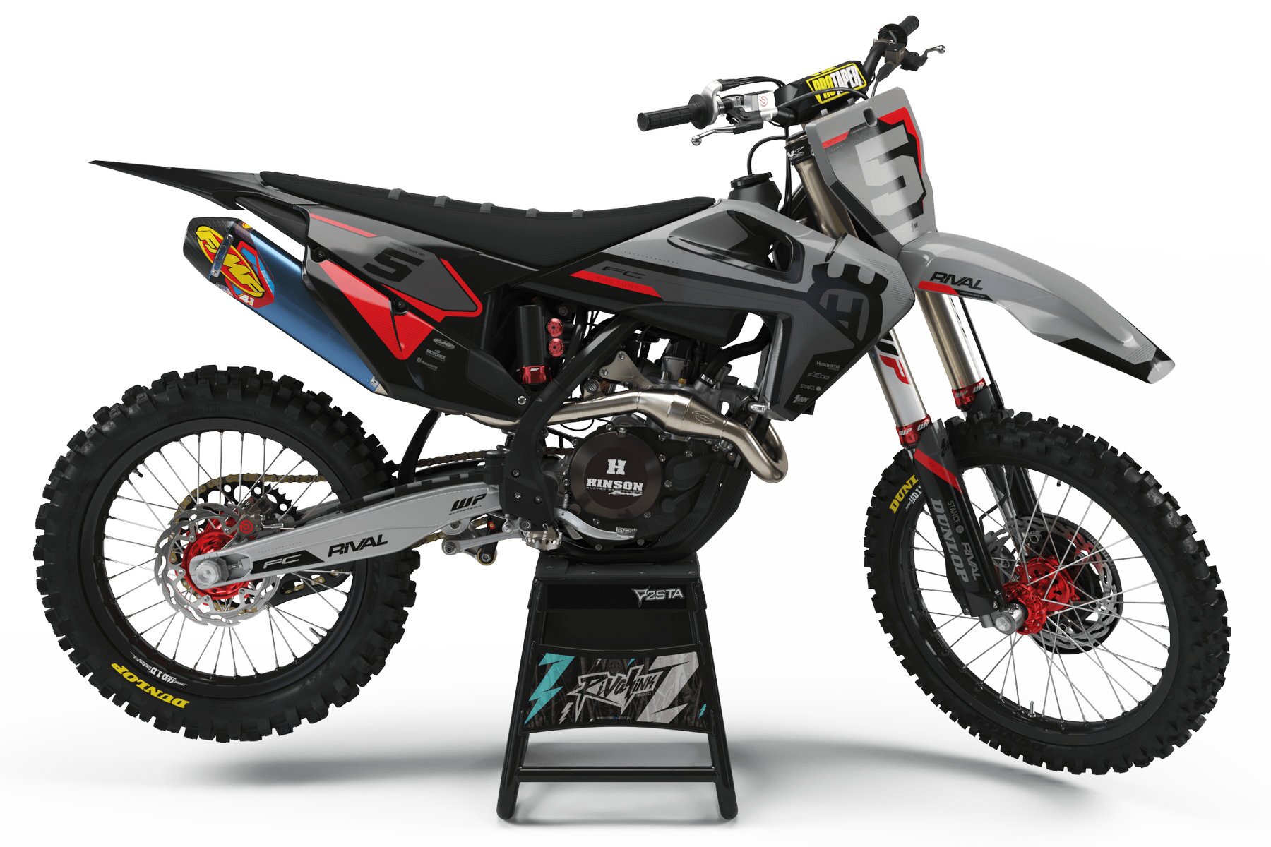 Dekor Factory Husqvarna Impulse Black Limited Edition w Dekor Factory Impulse Black Limited Edition passend für Husqvarna – Bild 1