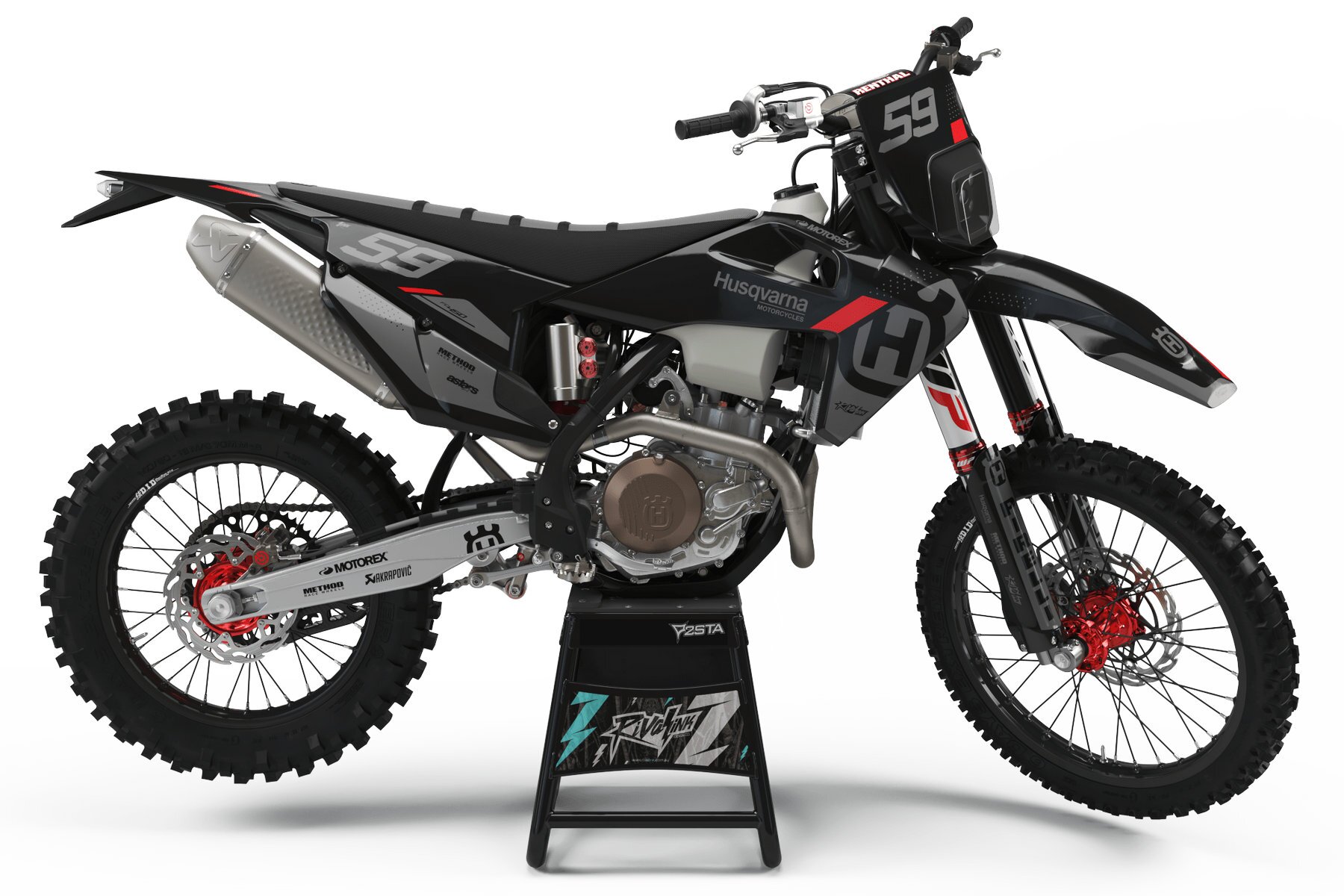 Dekor Factory Husqvarna Nova Black Limited Edition w Dekor Factory Nova Black Limited Edition passend für Husqvarna – Bild 1