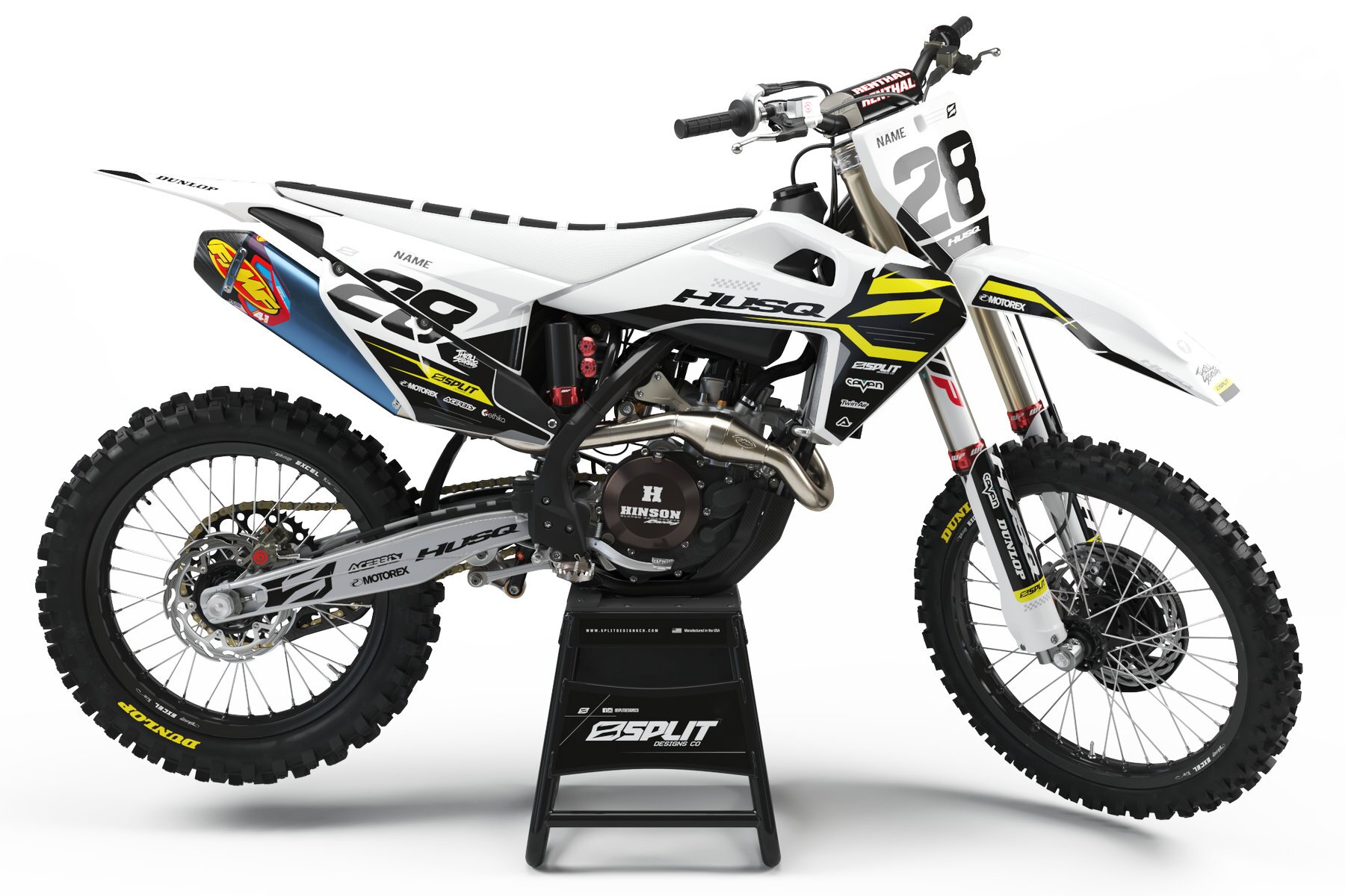 Dekor Factory Husqvarna Pursuit White Limited Edition w Dekor Factory Pursuit White Limited Edition passend für Husqvarna – Bild 1