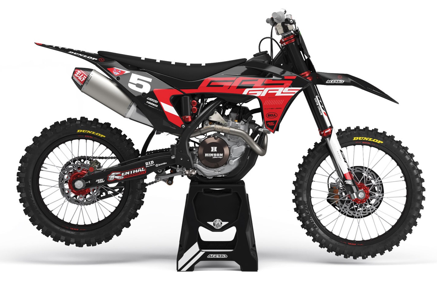 Dekor Factory Wooda Black Limited Edition passend für Gas Gas – Bild 1