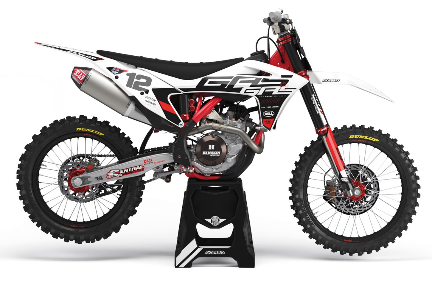 Dekor Factory Gas Gas Wooda White Limited Edition W Dekor Factory Wooda White Limited Edition passend für Gas Gas – Bild 1