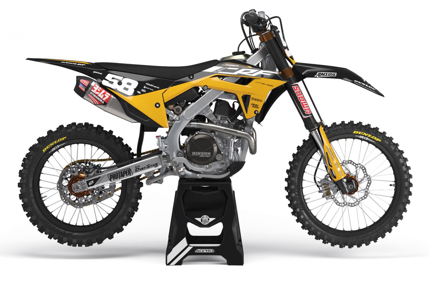 Dekor Factory Honda Malla Yellow Limited Edition W Dekor Factory Malla Yellow Limited Edition passend für Honda – Bild 1