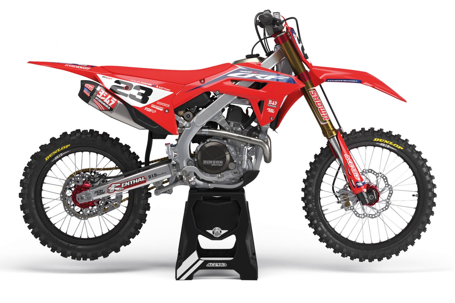 Dekor Factory Scope Red Limited Edition passend für Honda – Bild 1