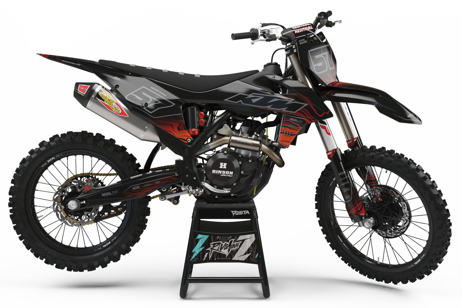 Dekor Factory Mystic Black Limited Edition passend für KTM – Bild 1