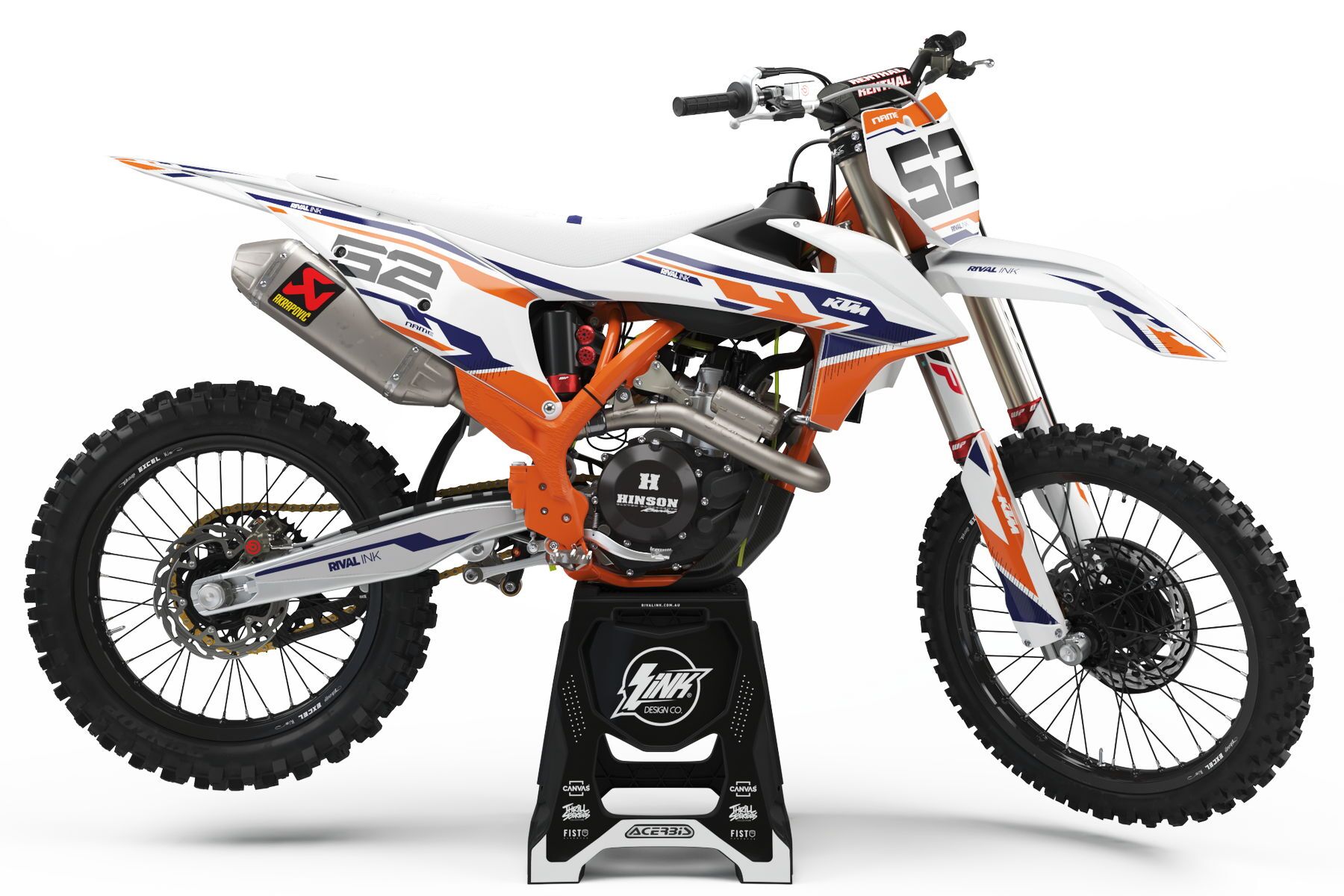 Dekor Factory KTM System White Limited Edition w Dekor Factory System White Limited Edition passend für KTM – Bild 1