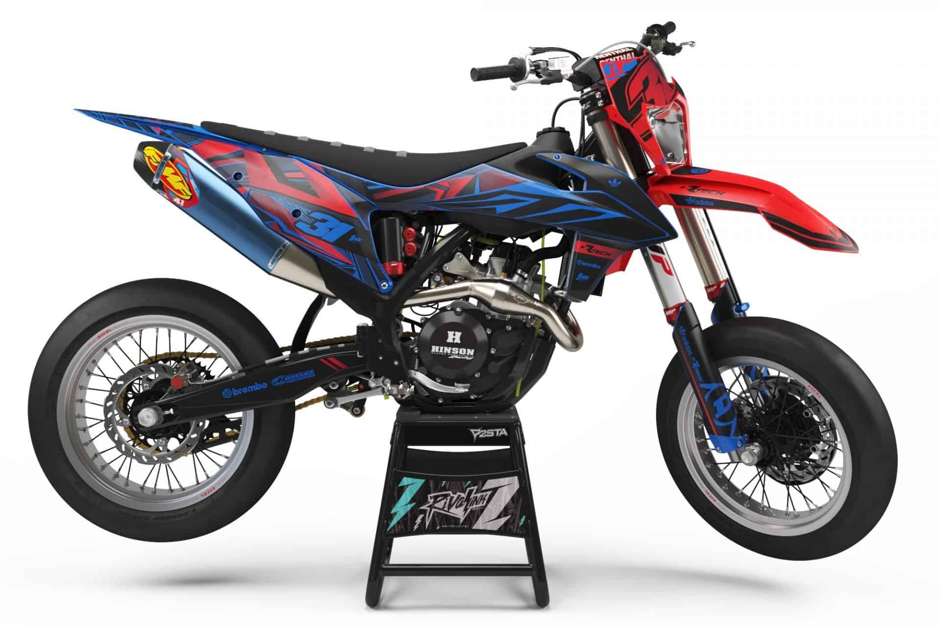 Dekor Factory Torn Blue Limited Edition passend für KTM – Bild 1