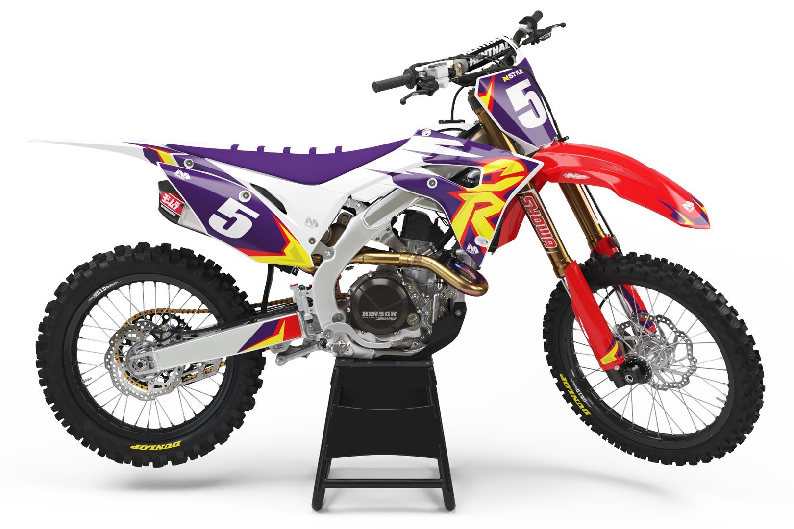Dekor Retro  1995 Purple Limited Edition passend für Honda – Bild 1