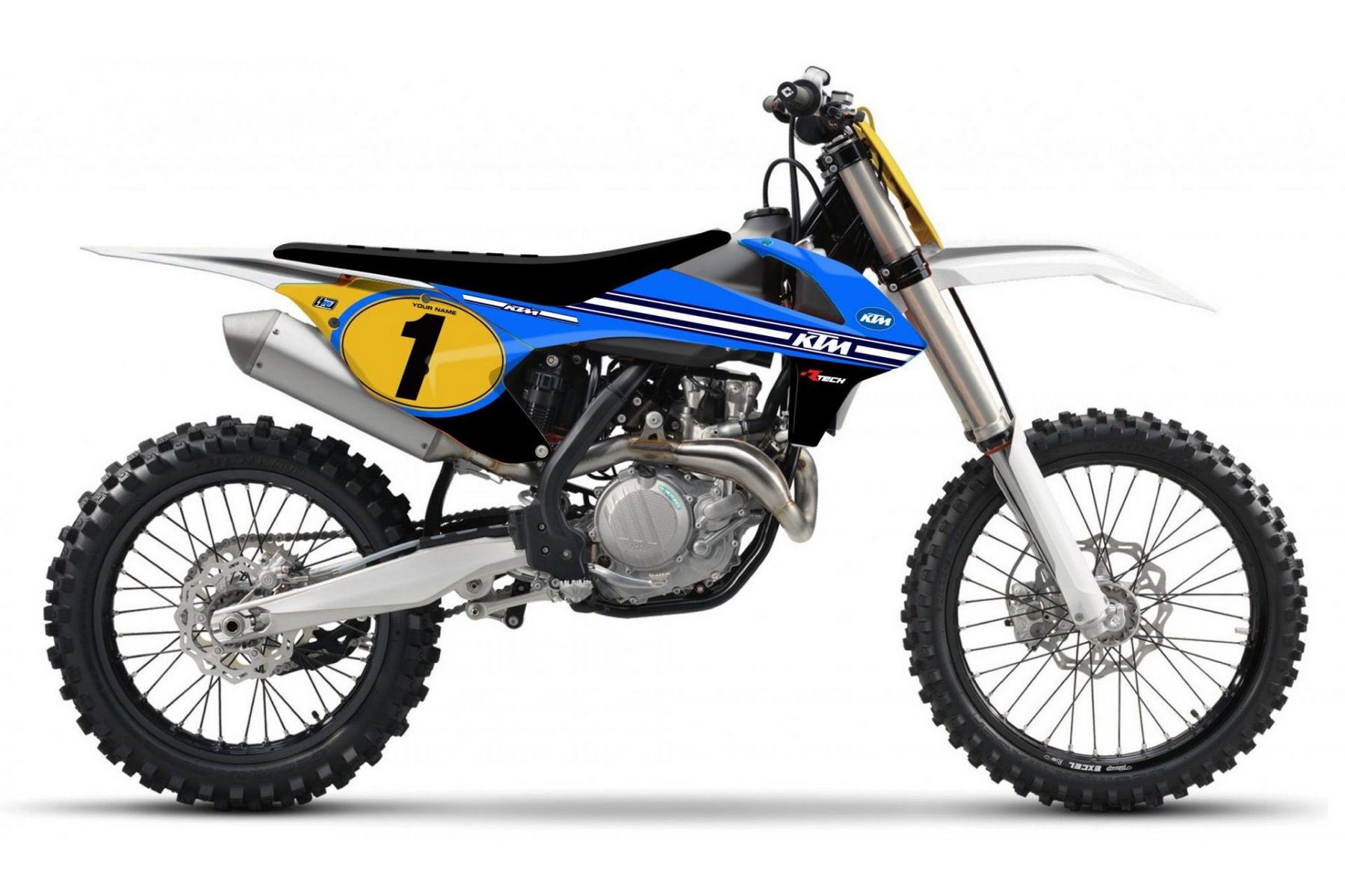 Dekor Retro KTM 90s Limited Edition W Dekor Retro 90s Limited Edition passend für KTM – Bild 1