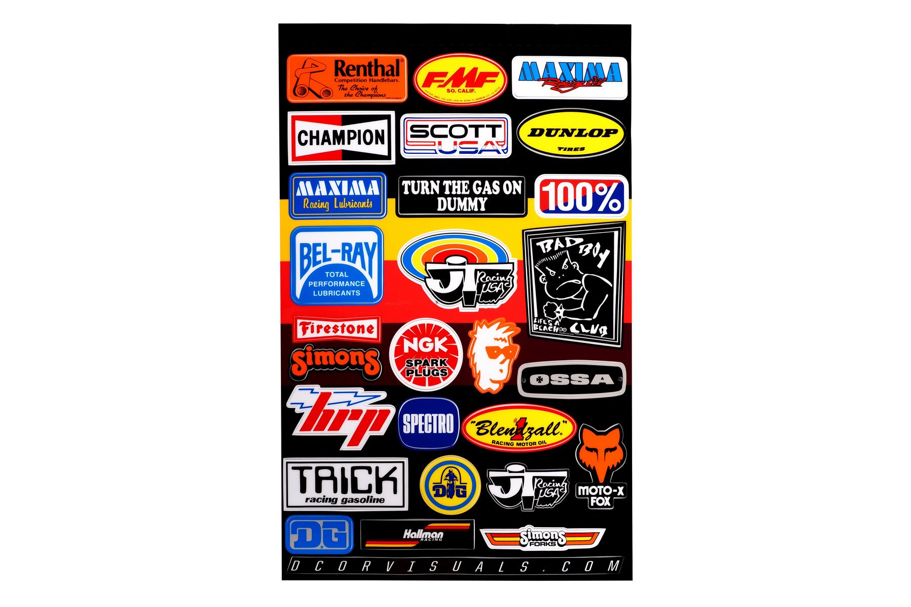 Stickerbogen Retro Stickerbogen Retro – Bild 1