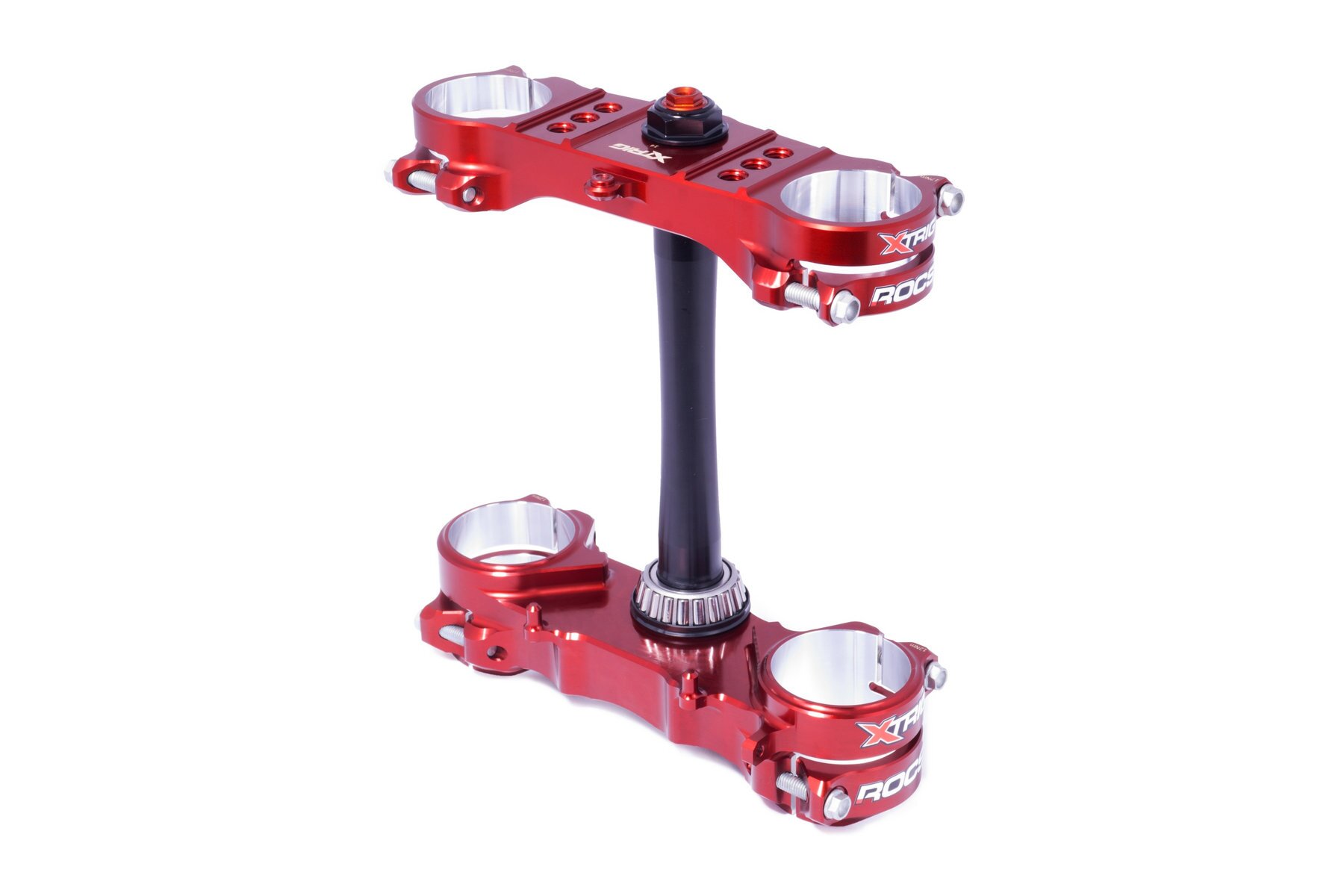 Xtrig Gabelbrücke Rocs Supermoto passend für Kawasaki KXF450 2013 – 2018 und KXF250 2013 – 2020 in Braun – Bild 1