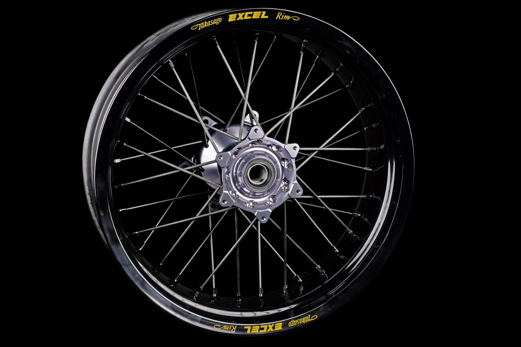 Supermoto-Komplettrad-Schwarz-Titan-1 Supermoto Radsatz von Haan Wheels – Bild 1