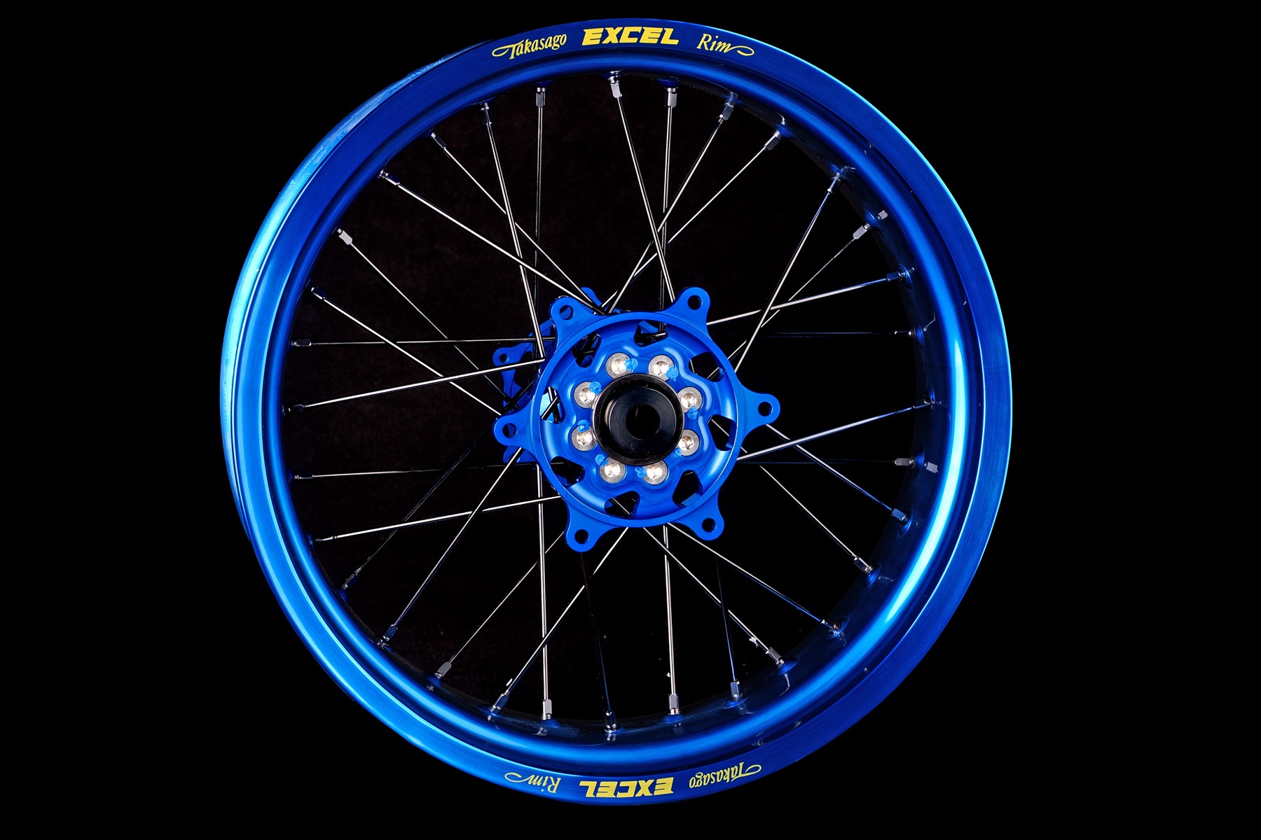 Supermoto-Radsatz-Excel-G2-Series-blau-blau-3 Excel Felgensatz G2 Series | Supermoto Felgen | Blau – Bild 1