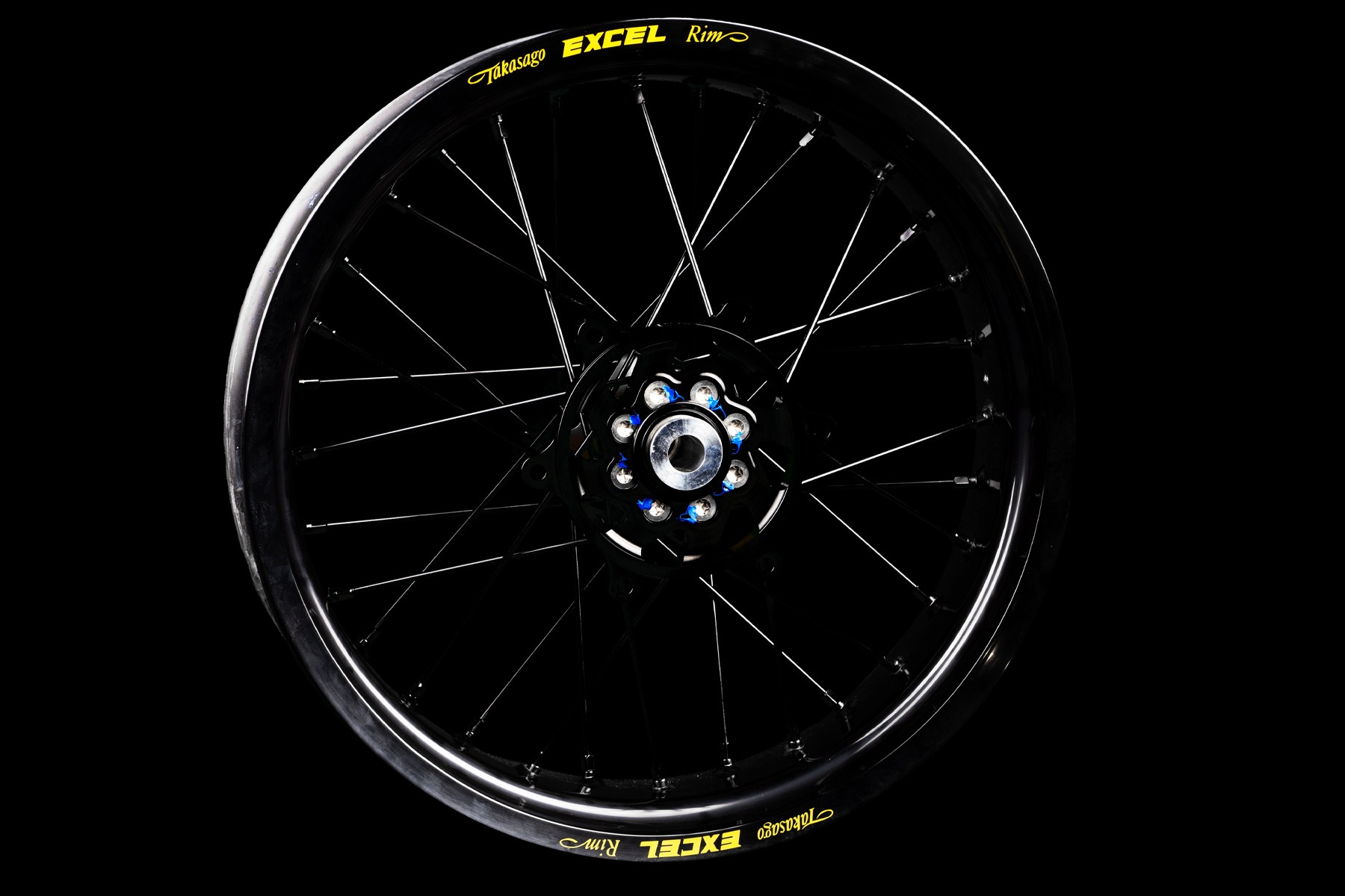 Supermoto Radsatz Excel G2 Series schwarz schwarz Excel Felgensatz G2 Series | Supermoto Felgen | Schwarz – Bild 1