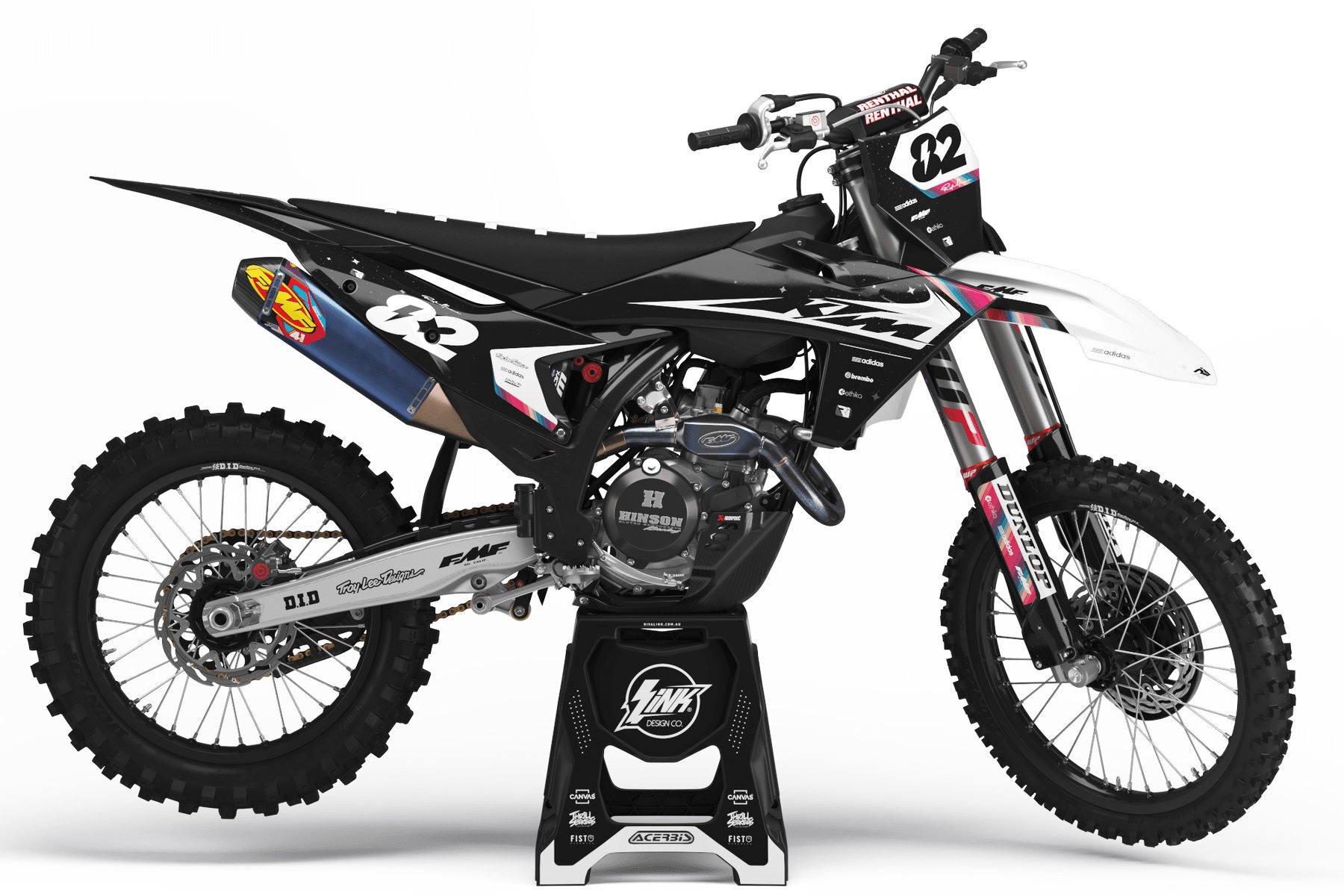 Dekor Factory KTM Blasphemy Black Limited Edition w Dekor Factory Blasphemy Black Limited Edition passend für KTM – Bild 1