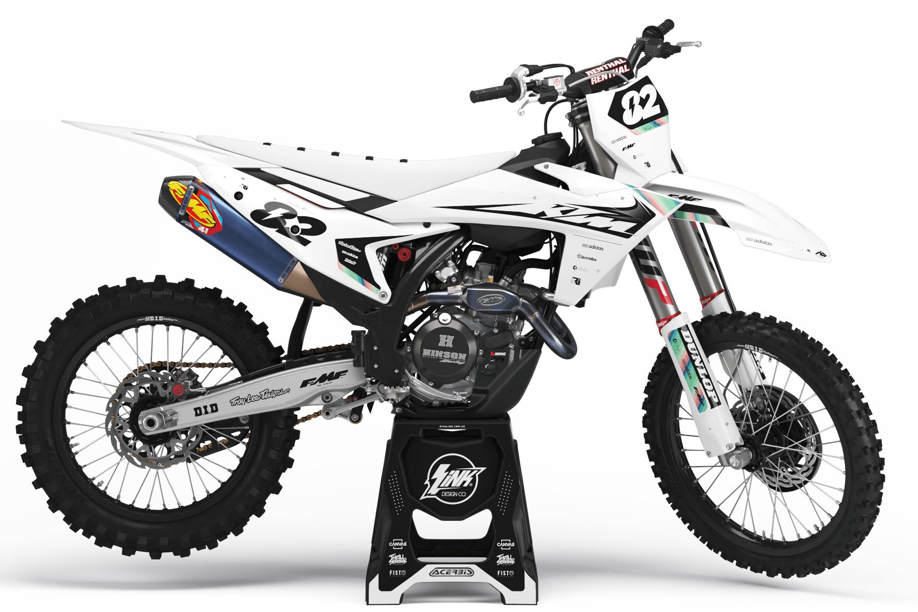 Dekor Factory KTM Blasphemy White Limited Edition w Dekor Factory Blasphemy White Limited Edition passend für KTM – Bild 1