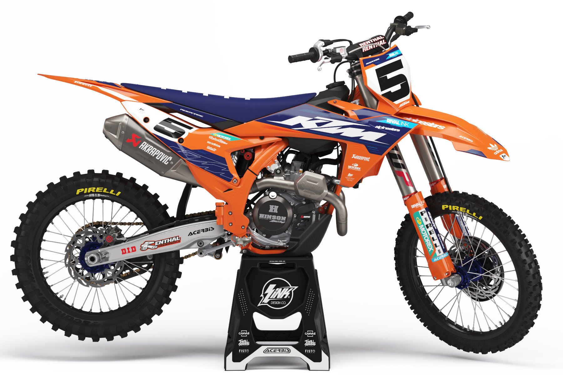 Dekor Factory Evident Orange Limited Edition passend für KTM – Bild 1