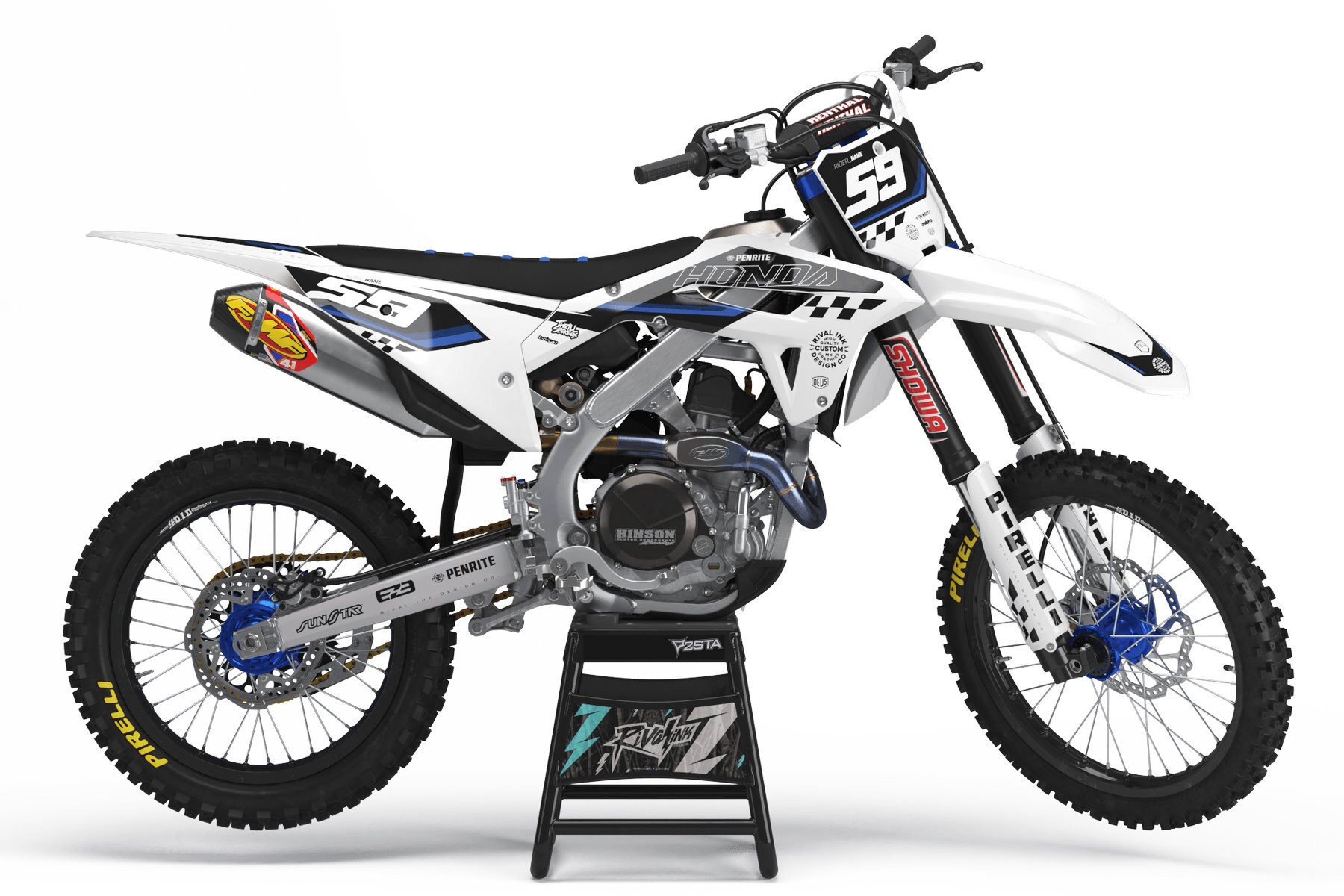 Dekor Factory Tandem White Limited Edition passend für Honda – Bild 1
