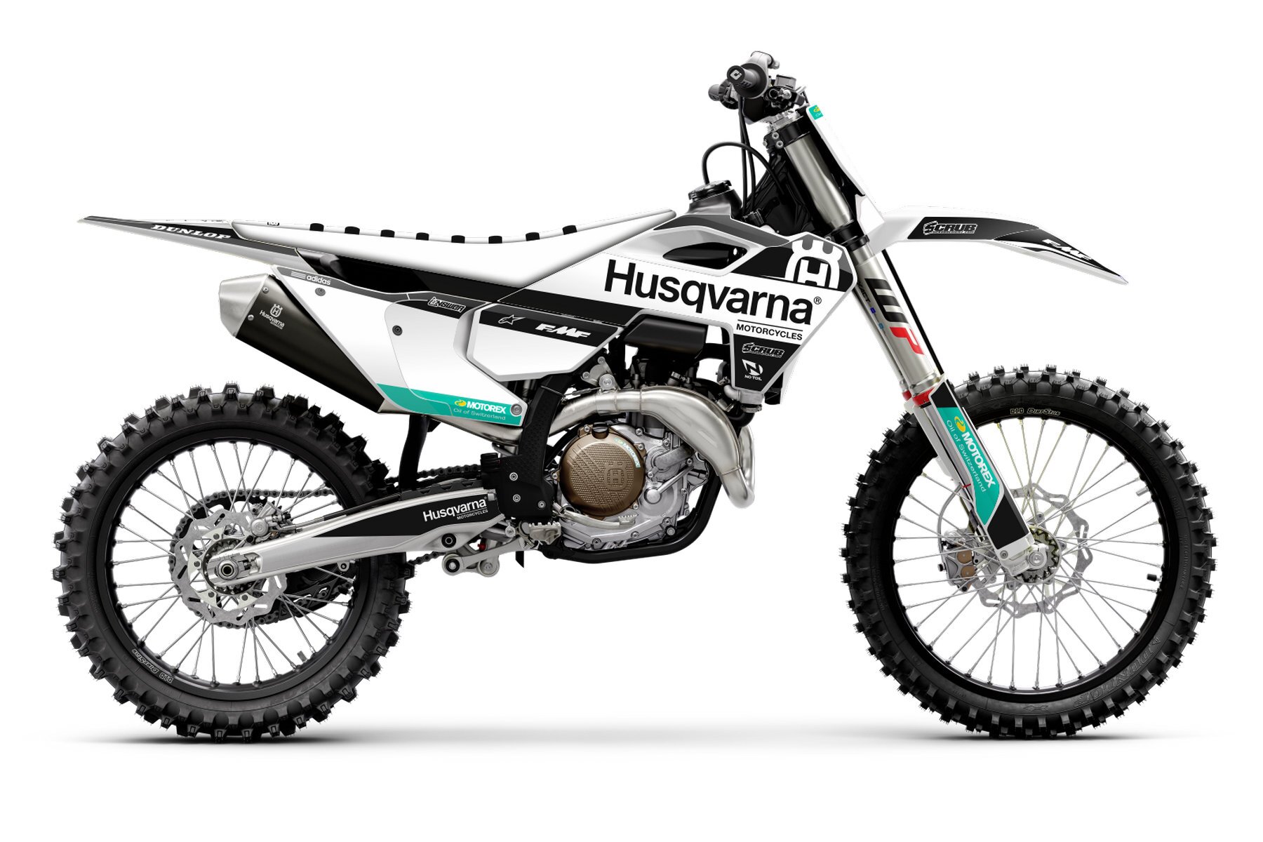Dekor Factory Husqvarna Alaric White Black-1 Dekor Factory Alaric White Black passend für Husqvarna – Bild 1