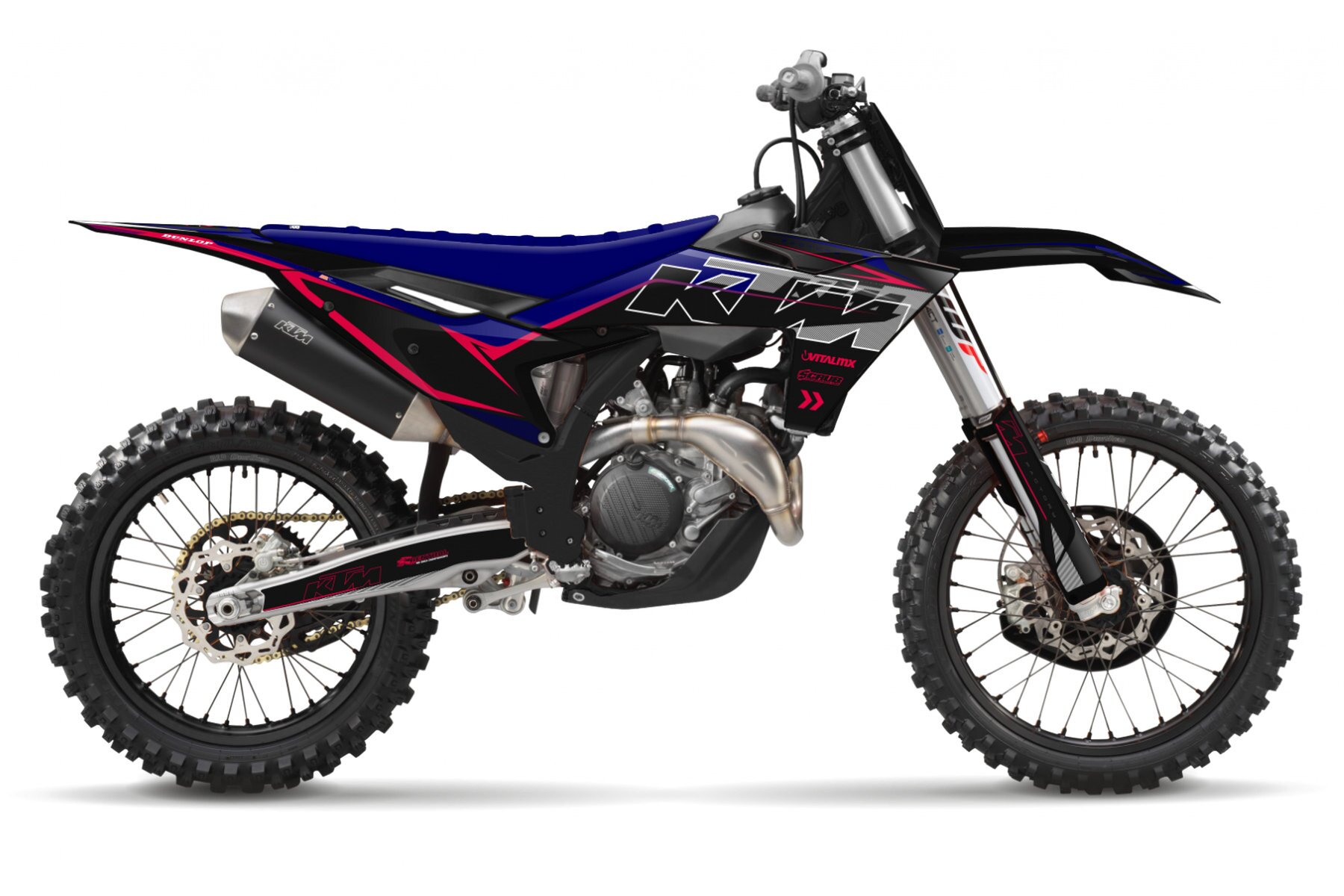 Dekor Factory KTM Bellevue Black Grey-1 Dekor Factory Bellevue Black Grey passend für KTM – Bild 1