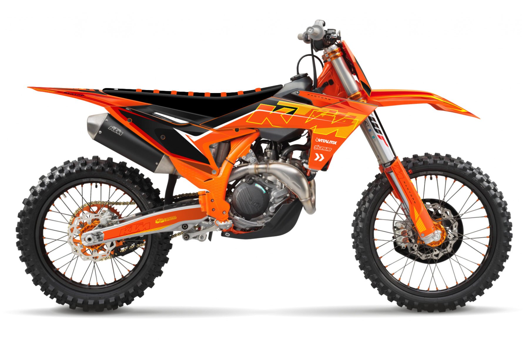 Dekor Factory Bellevue Orange Yellow passend für KTM – Bild 1