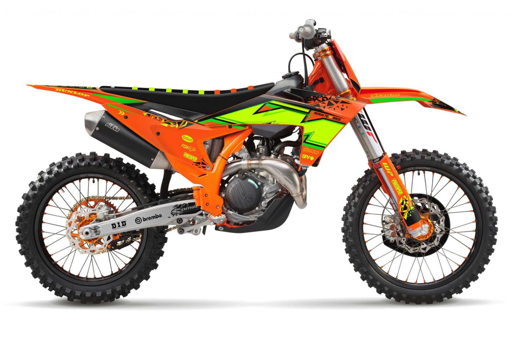 Dekor Factory Borna Orange Neon passend für KTM – Bild 1